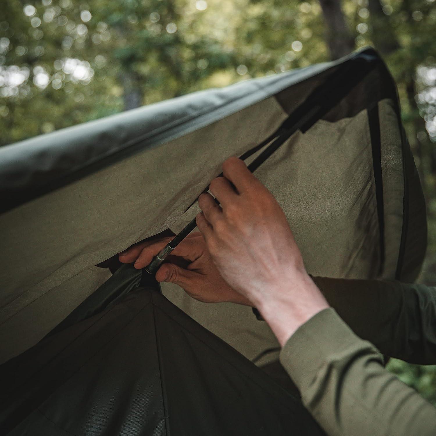 Gazelle Tents™ T4 Portable Hub Tent, 4-Person, Alpine Green, GT400GR