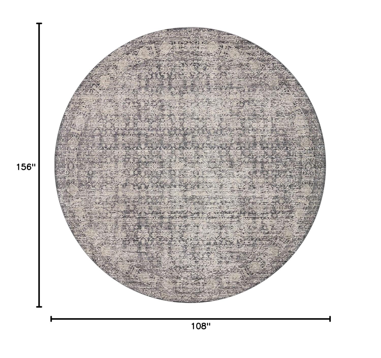 Amber Lewis x Loloi Alie Charcoal / Dove Area Rug