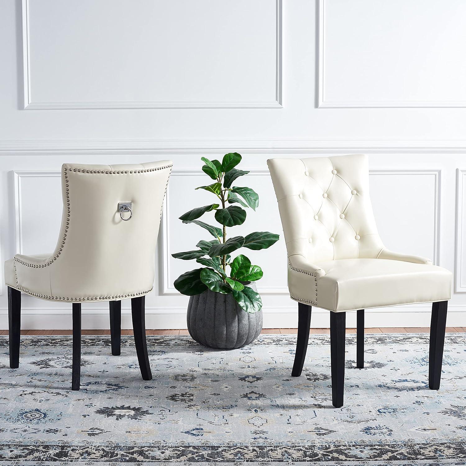 Harlow Tufted Ring Chair (Set of 2)  - Safavieh