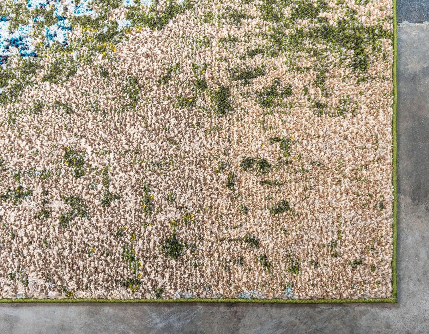 Unique Loom 10' 6 x 16' 5 Blue Estrella Vella Area Rug