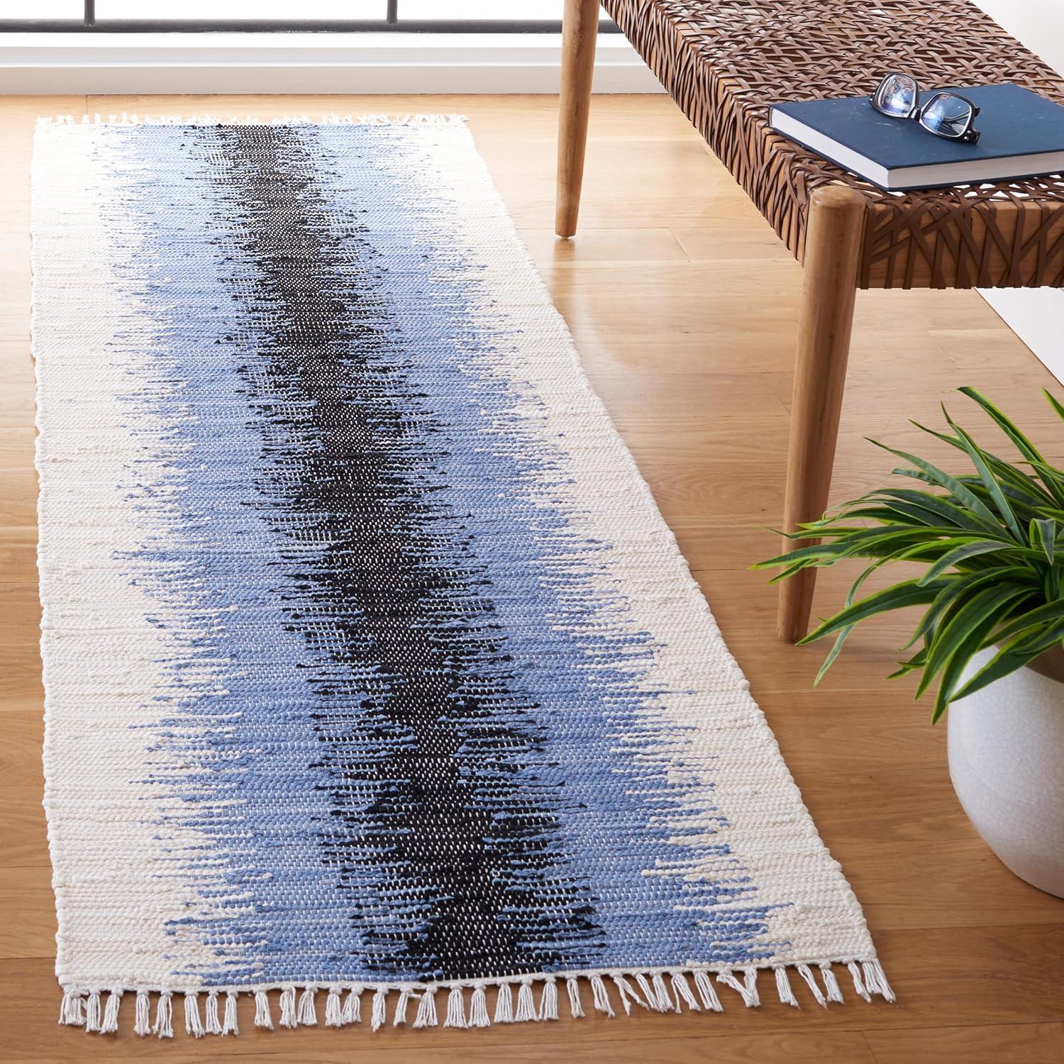 Montauk MTK710 Hand Woven Runner Rug - Grey/Black - 2'3"x6' - Safavieh.