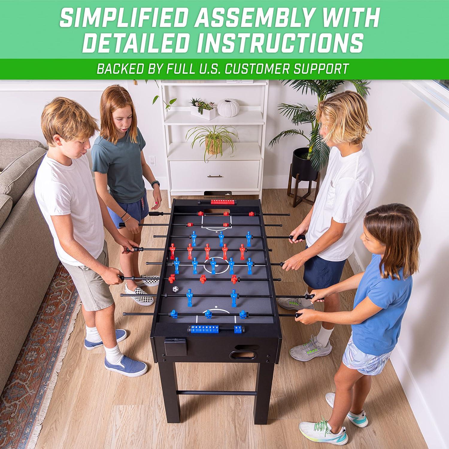 Gosports 48" Game Room Size Foosball Table - Includes 4 Balls And 2 Cup Holders