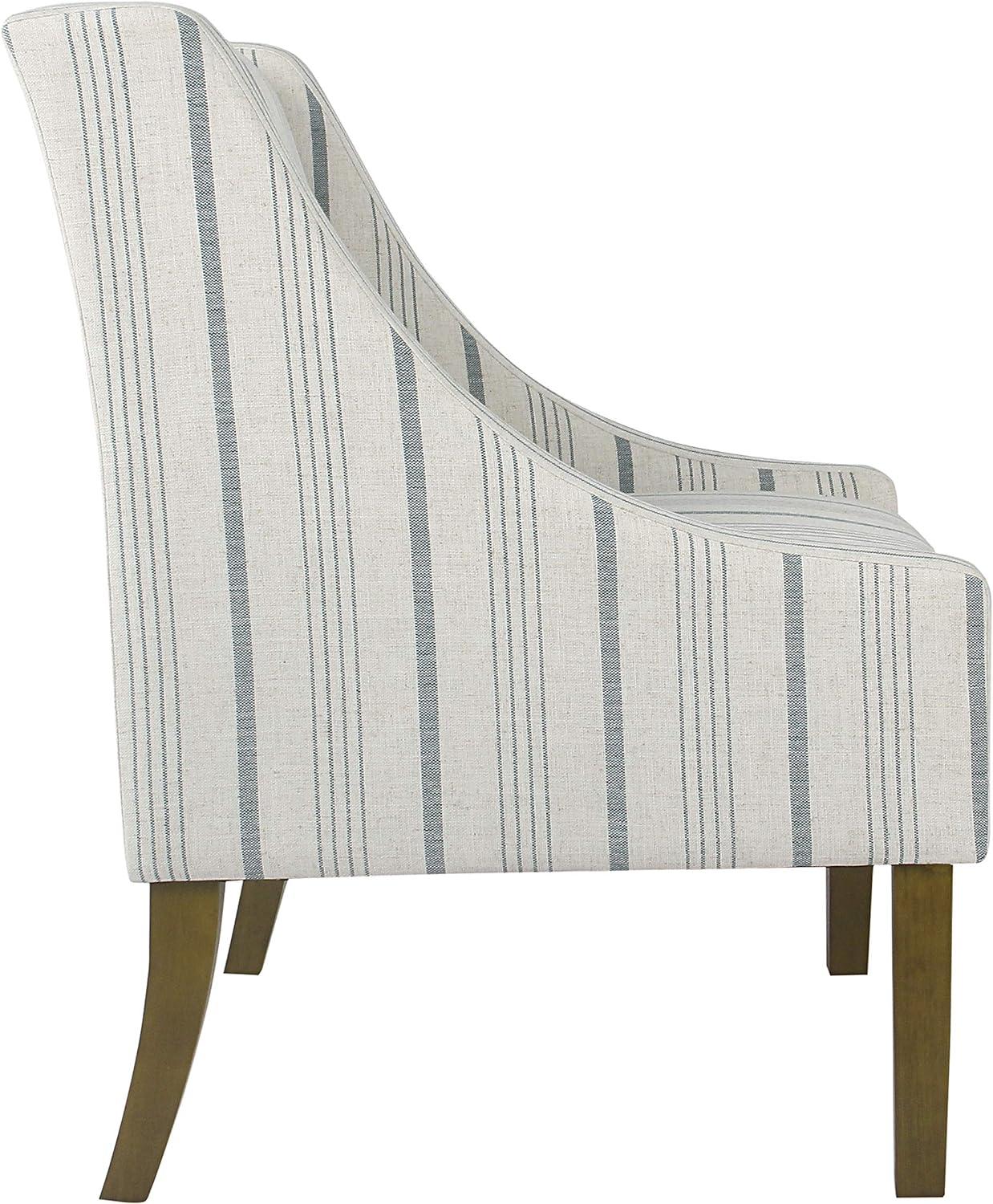 Modern Swoop Accent Armchair - HomePop