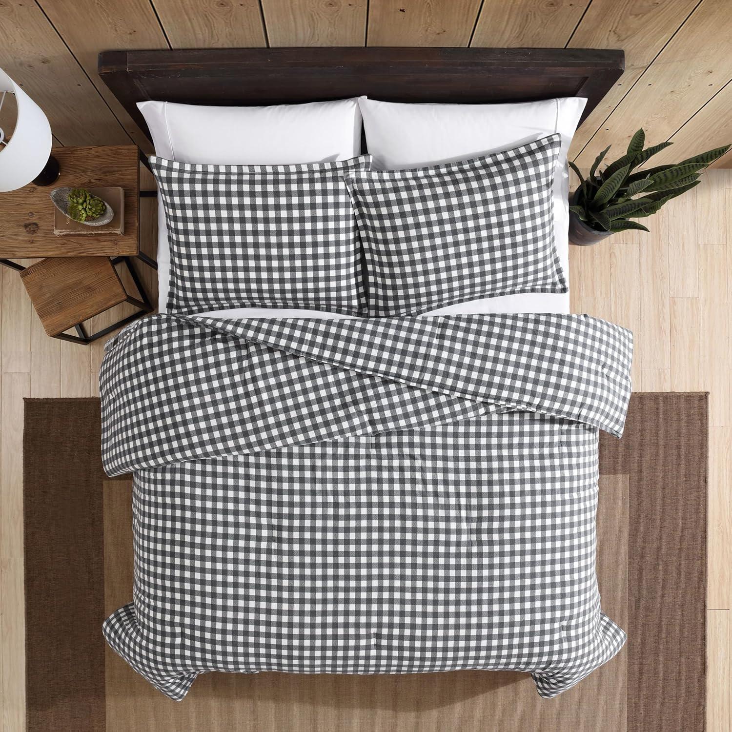 Gray Preston Duvet Cover Set - Eddie Bauer