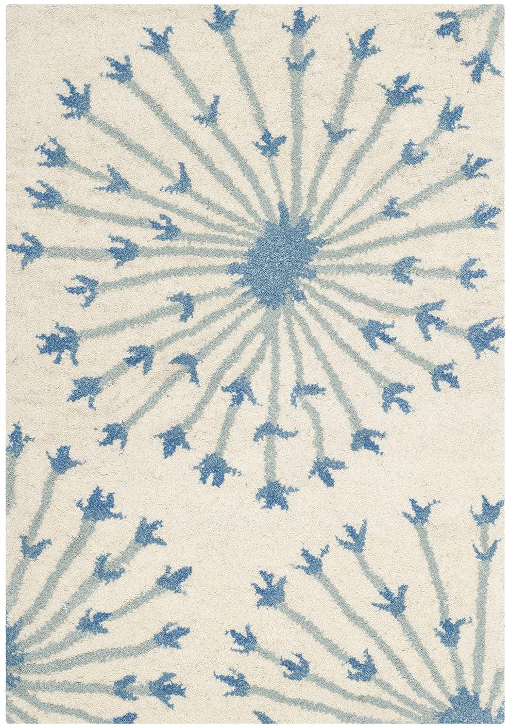 Bella BEL123 Hand Tufted Accent Rug - Beige/Blue - 2'x3' - Safavieh.
