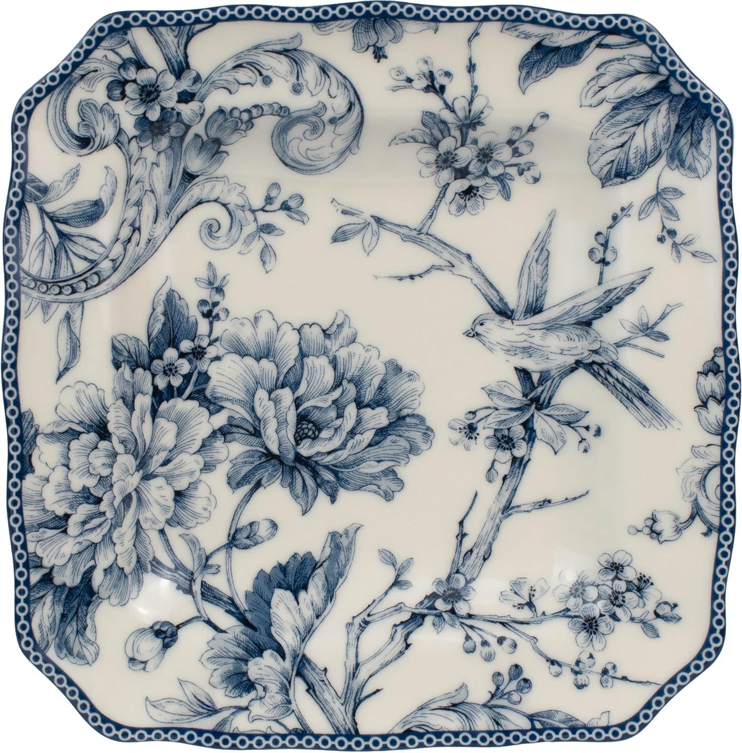 222 Fifth 222 Fifth Adelaide 16-Piece Porcelain Floral Dinnerware Set - Service For 4