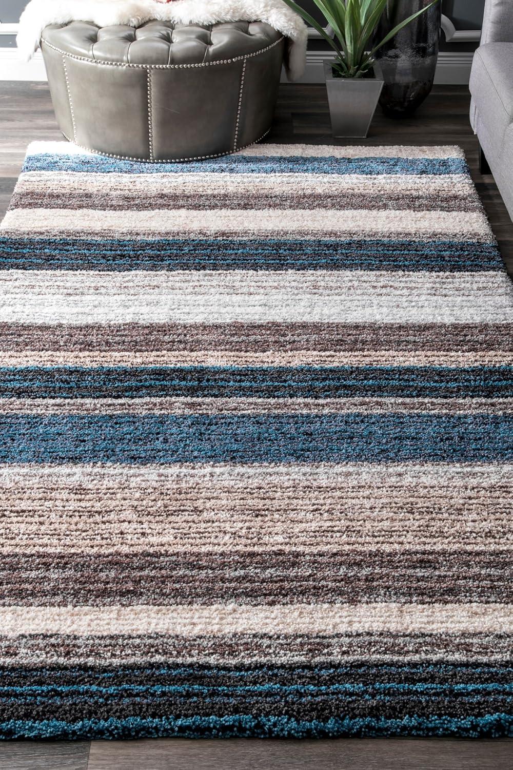 Drey Ombre Shag Area Rug - nuLOOM