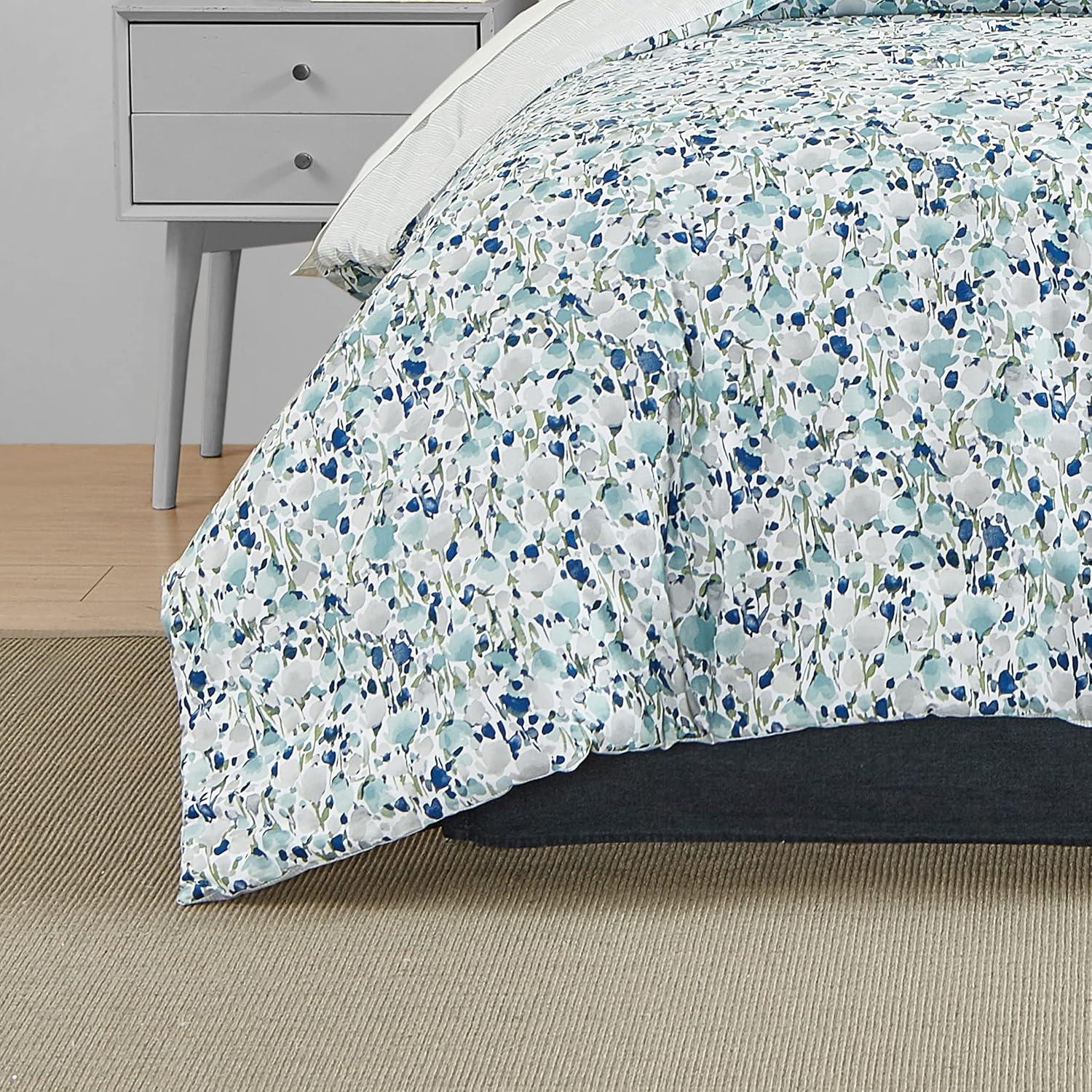 Poppy & Fritz Standard Cotton Reversible Duvet Cover Set
