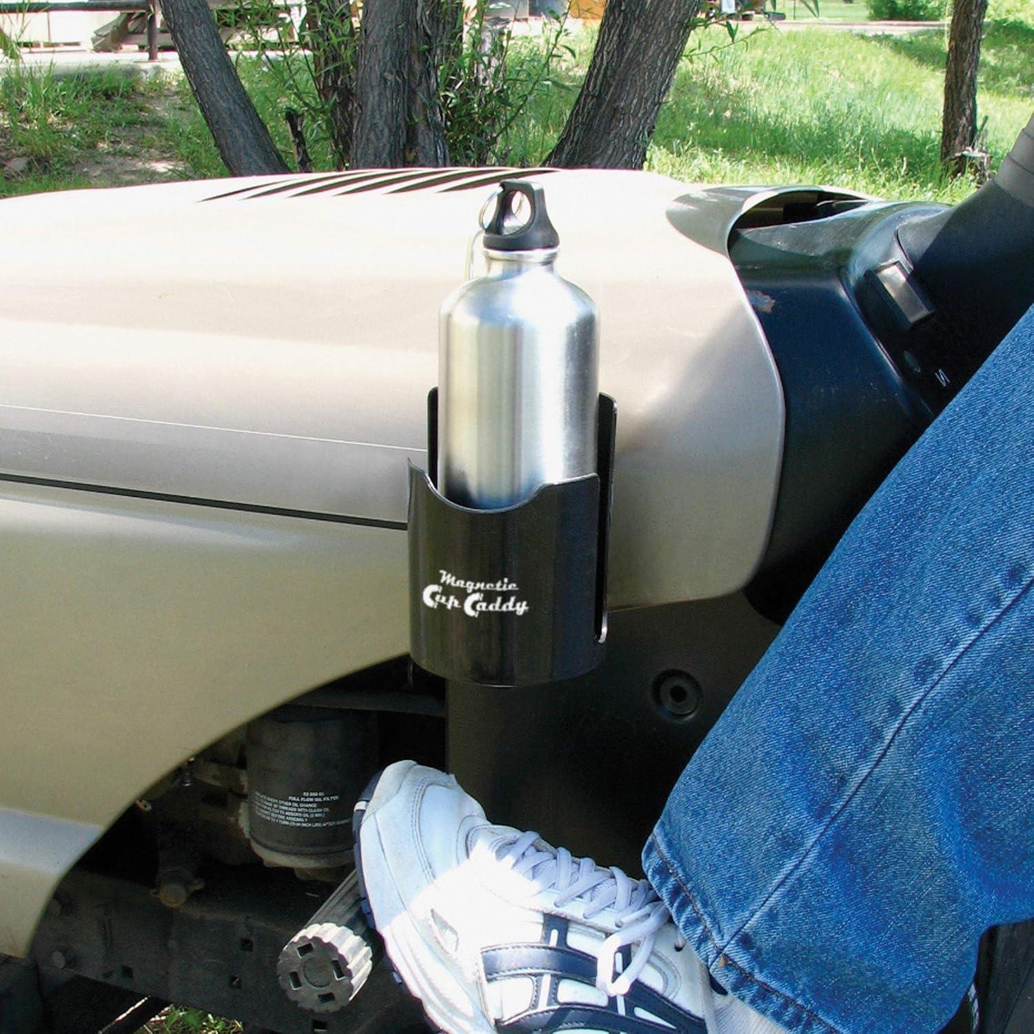 The Magnet Source Durable Plastic Vehicle Cup Holders Plastic, Black, 0.43 lbs