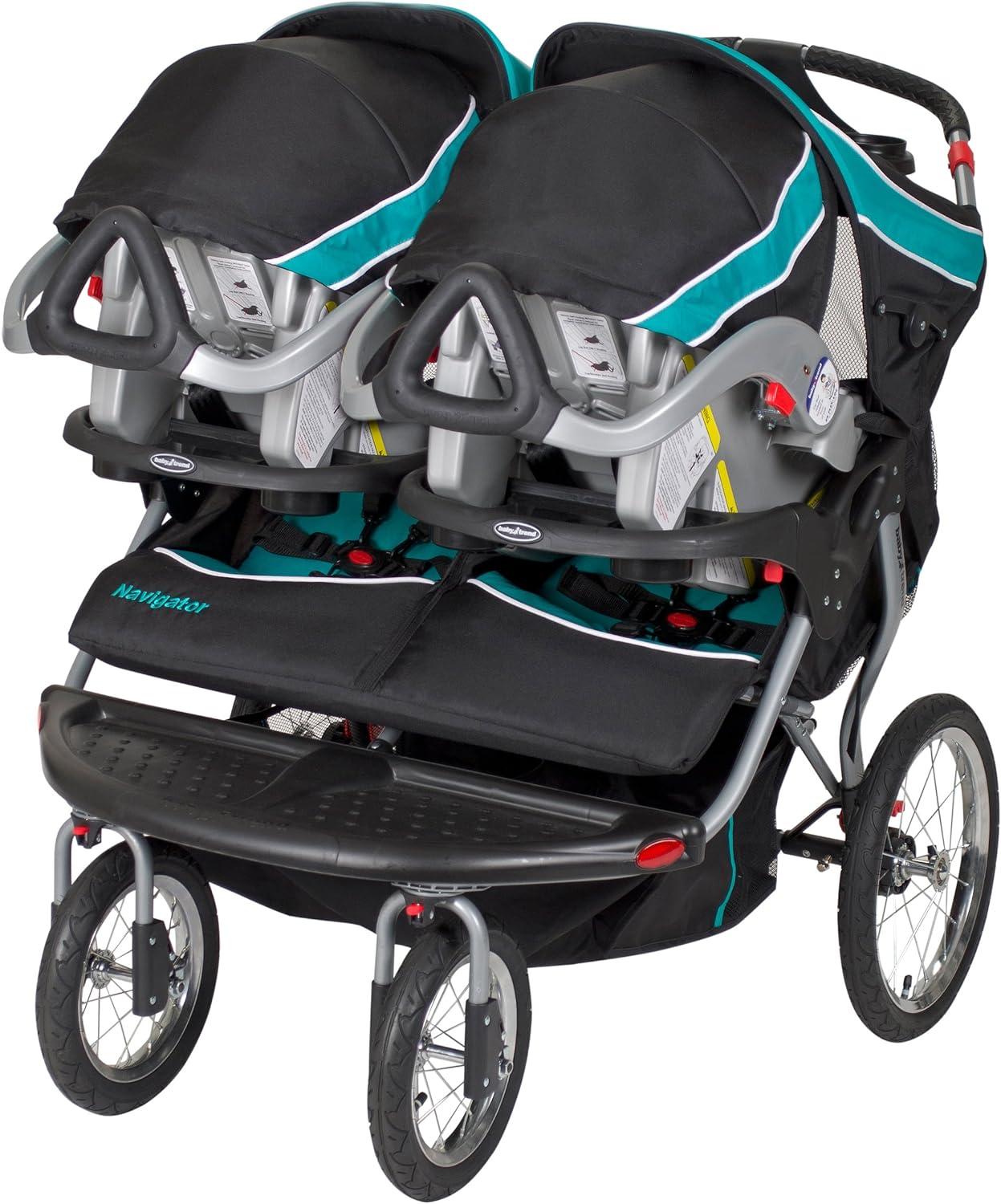 Baby Trend Navigator Lite Double Jogger Stroller - Europa