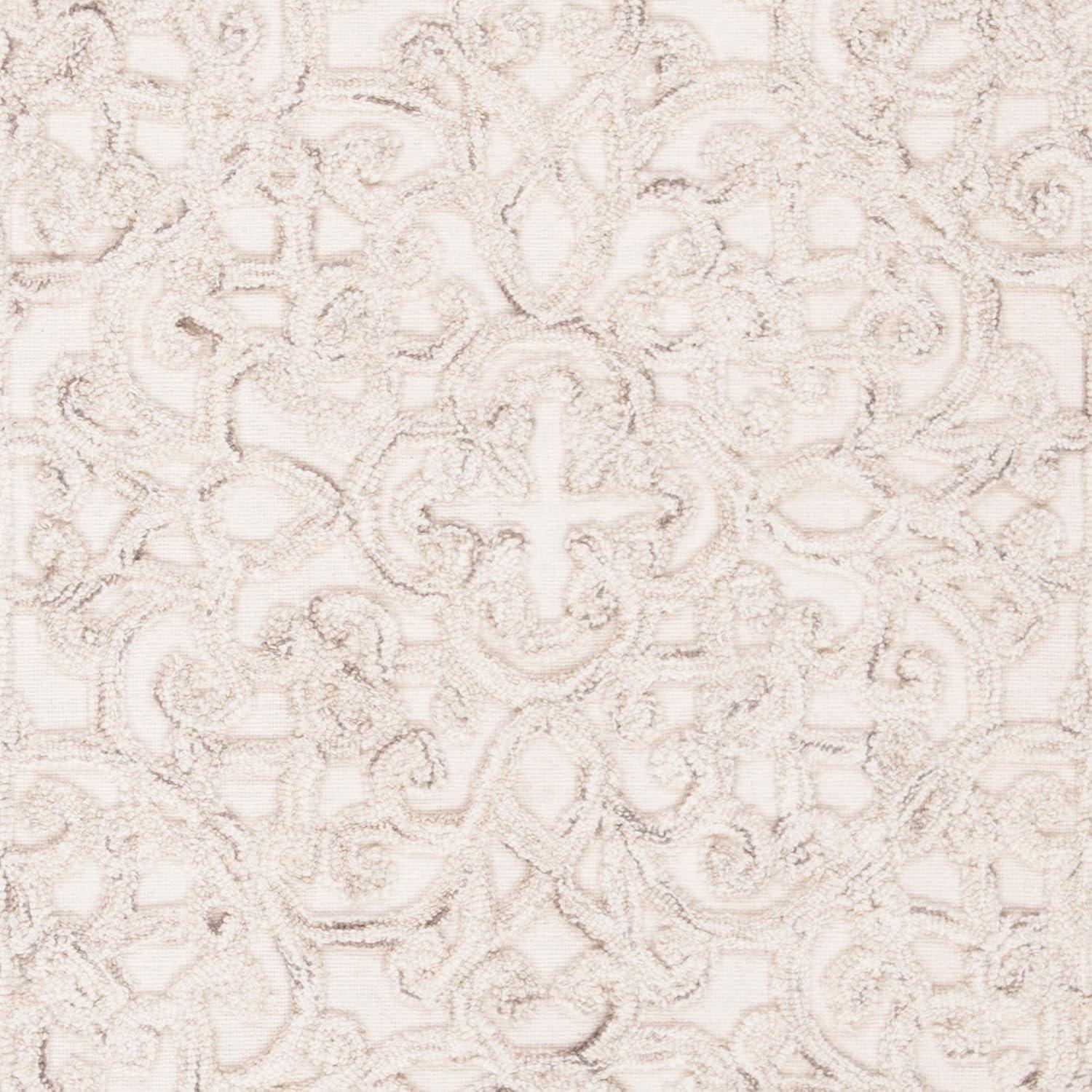 Trace TRC103 Hand Tufted Accent Rug - Camel/Ivory - 2'3"x4' - Safavieh.