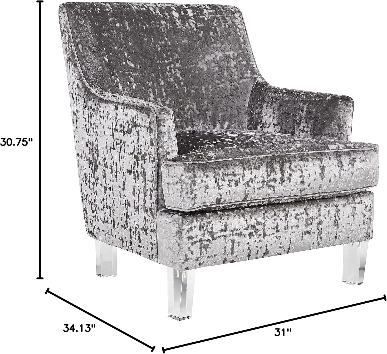 Signature Design by Ashley Contemporary Gloriann Accent Chair  Pewter