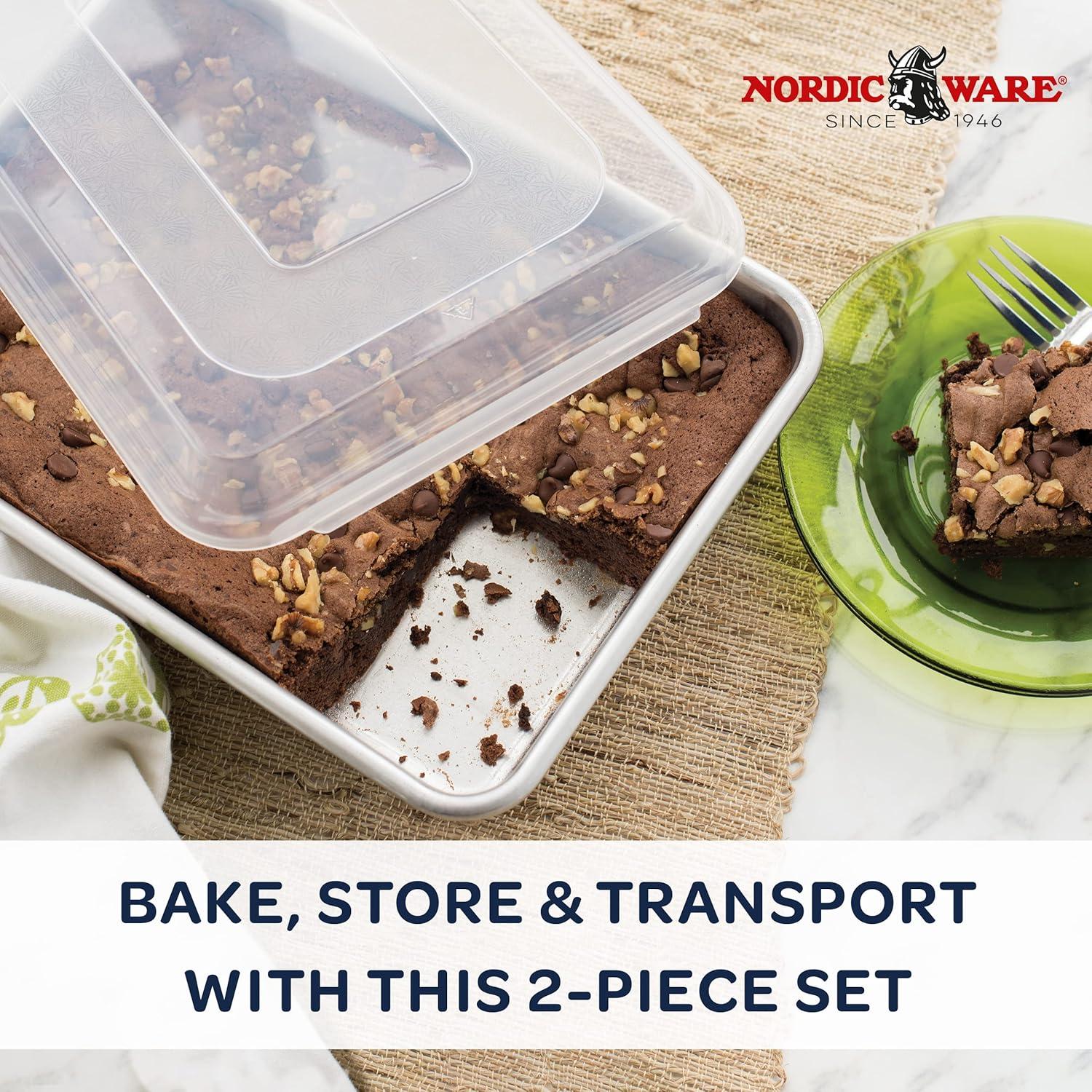 Nordic Ware Nordic Ware Natural Commercial Rectangular Aluminum Classic Cake Pan