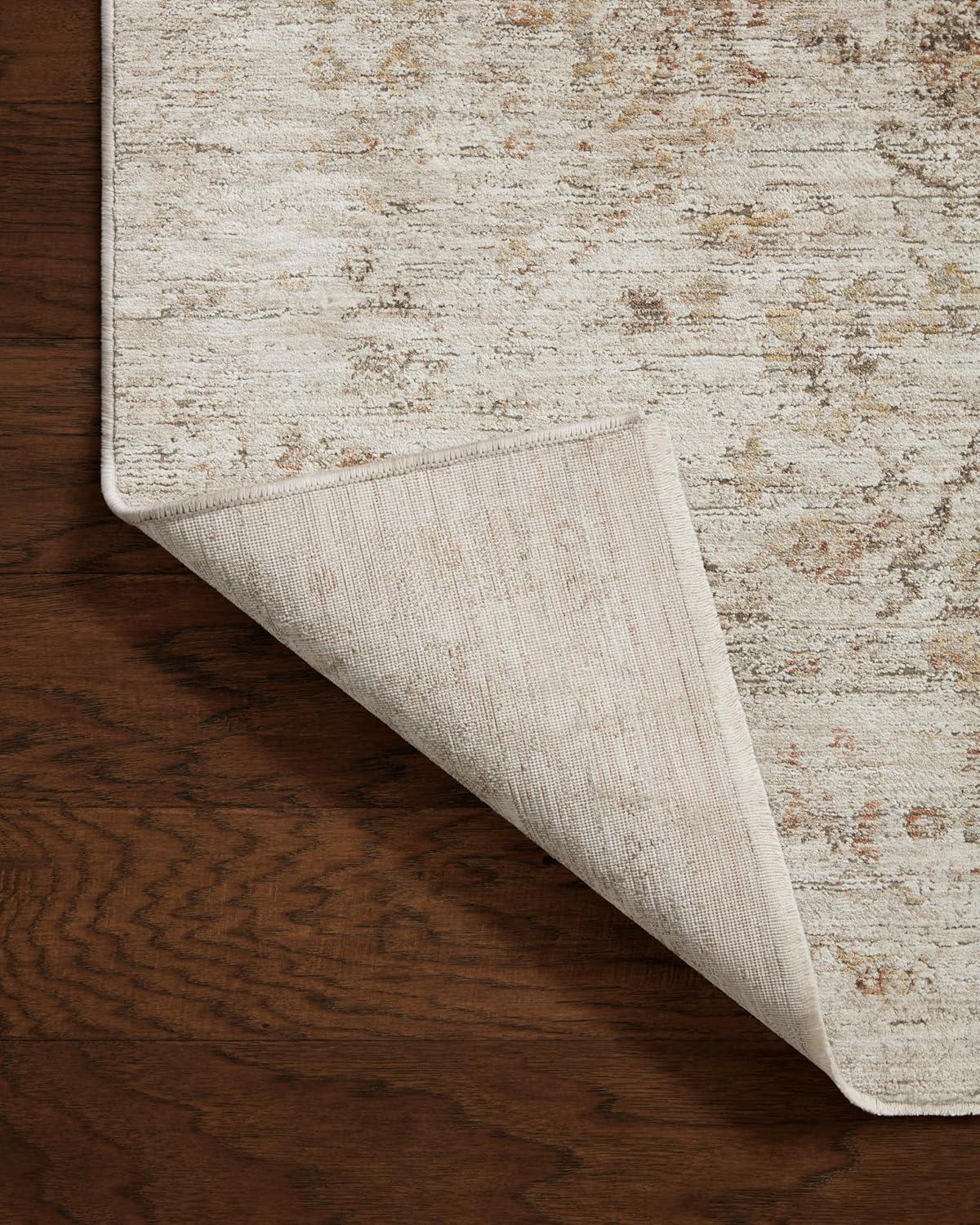 Beige and Spice Vintage-Inspired 11'-6" x 15'-6" Area Rug