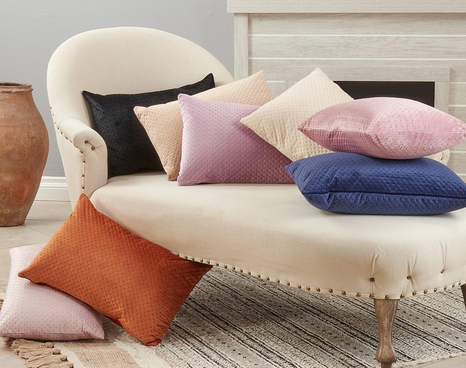 Saro Padua Collection Reversible Throw Pillow