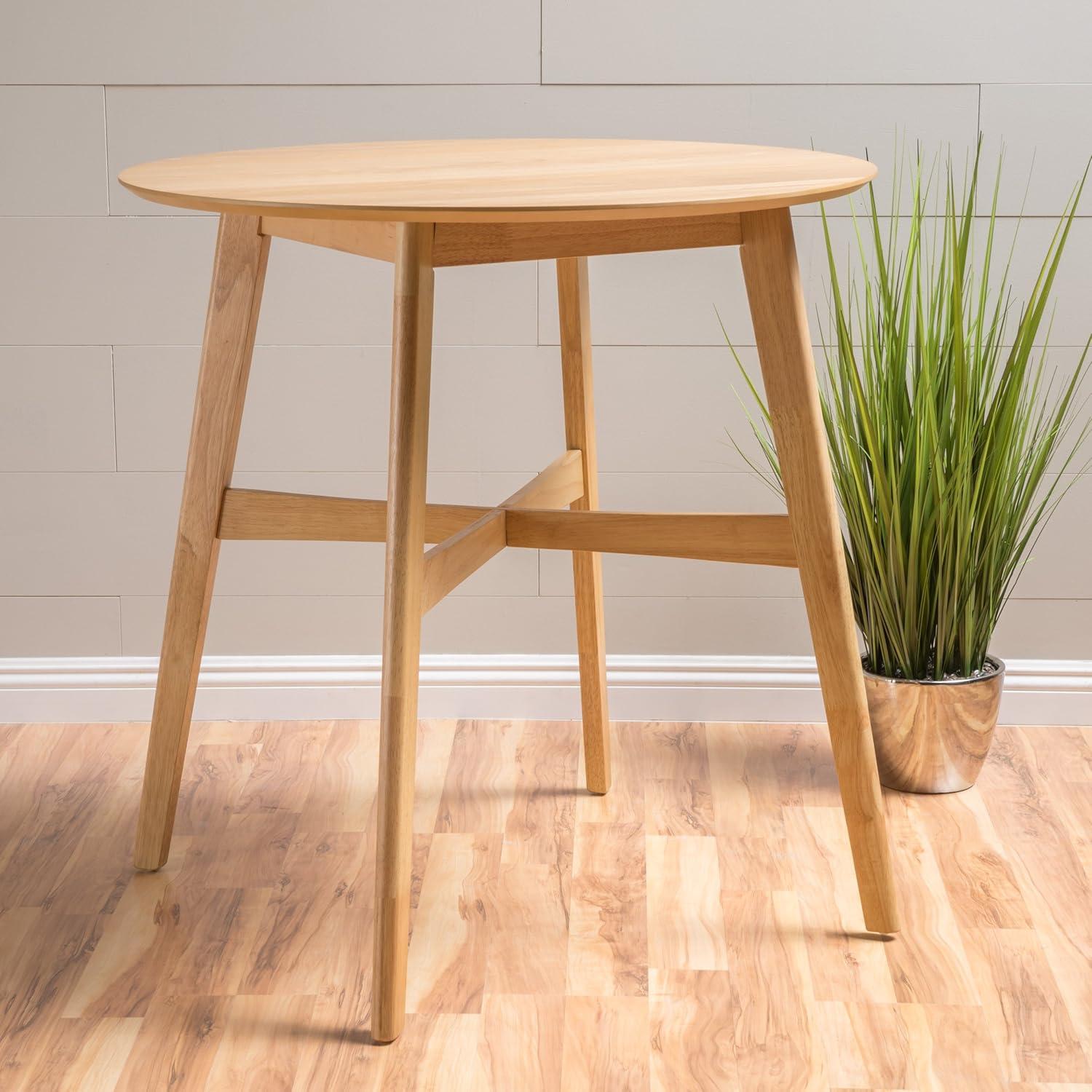 Gavin 36" Round Oak Counter Height Table