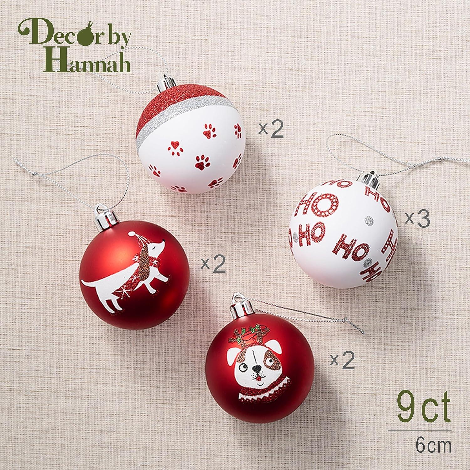 9ct 60mm ShatterproofChristmas Ornaments,