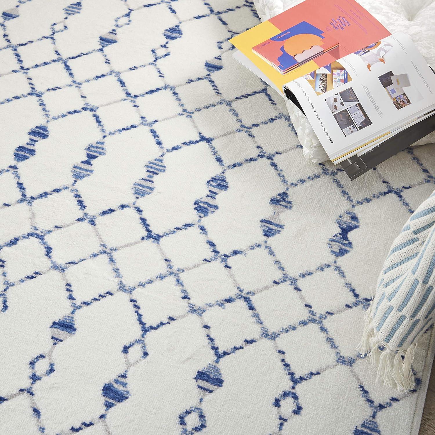 Nourison Whimsicle WHS02 Indoor only Area Rug - Ivory 6' x 9'