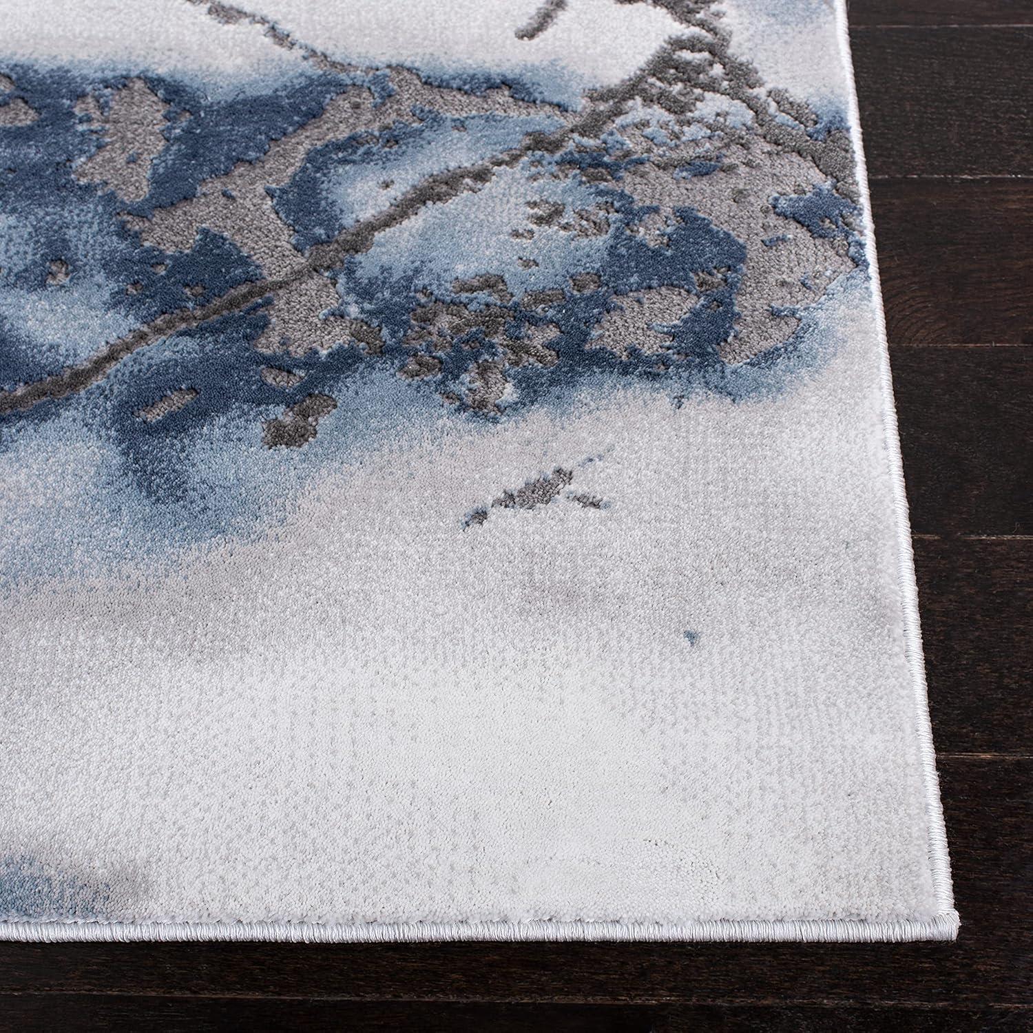 Craft CFT877 Loomed Indoor Area Rug - Grey/Blue - 6'7"x9' - Safavieh