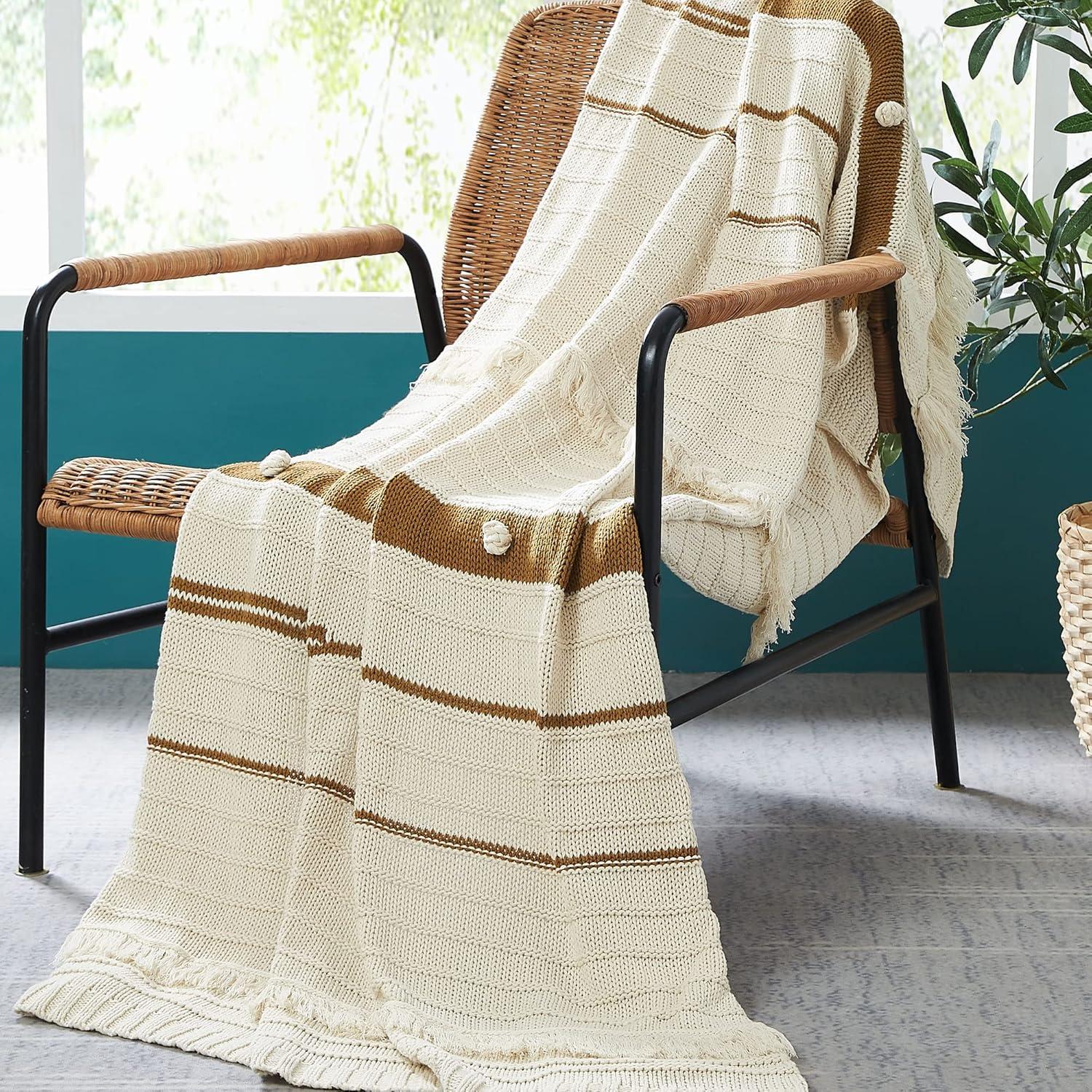Modern Threads Edda Modern Cotton Throw