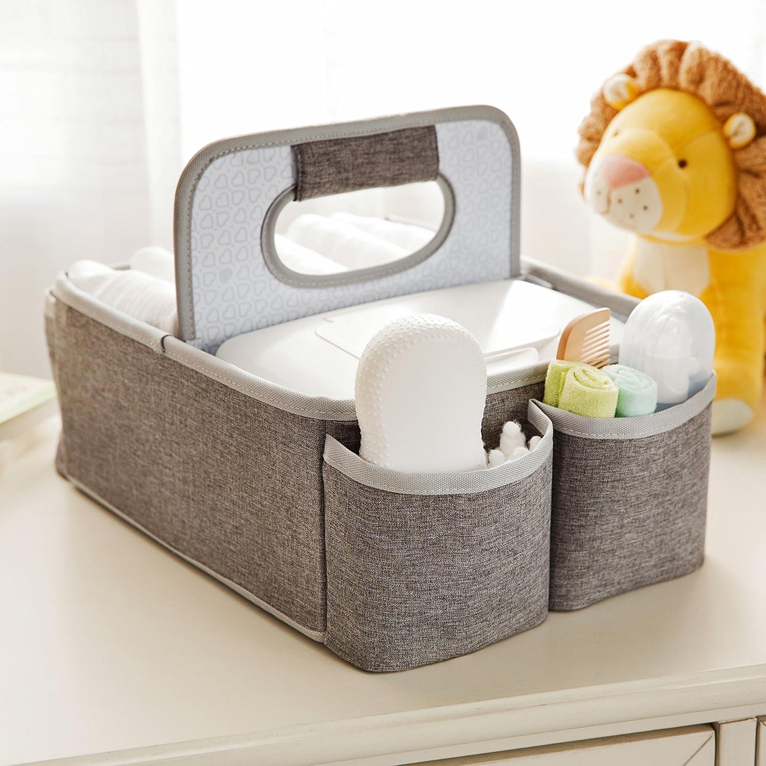 Munchkin Portable Diaper Caddy Organizer - Gray