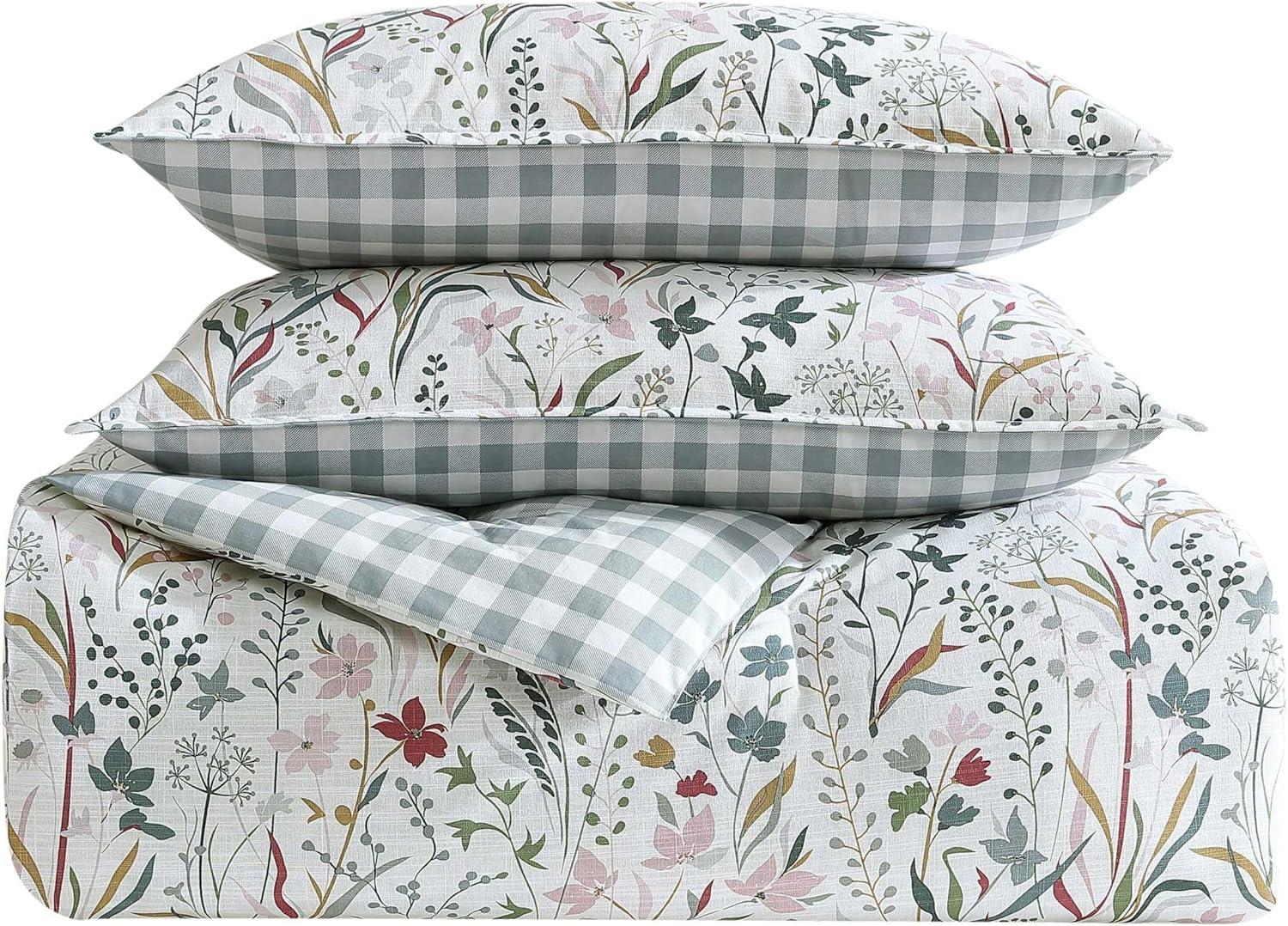 Eddie Bauer Woodland Forest Cotton Reversible Pink Comforter Set