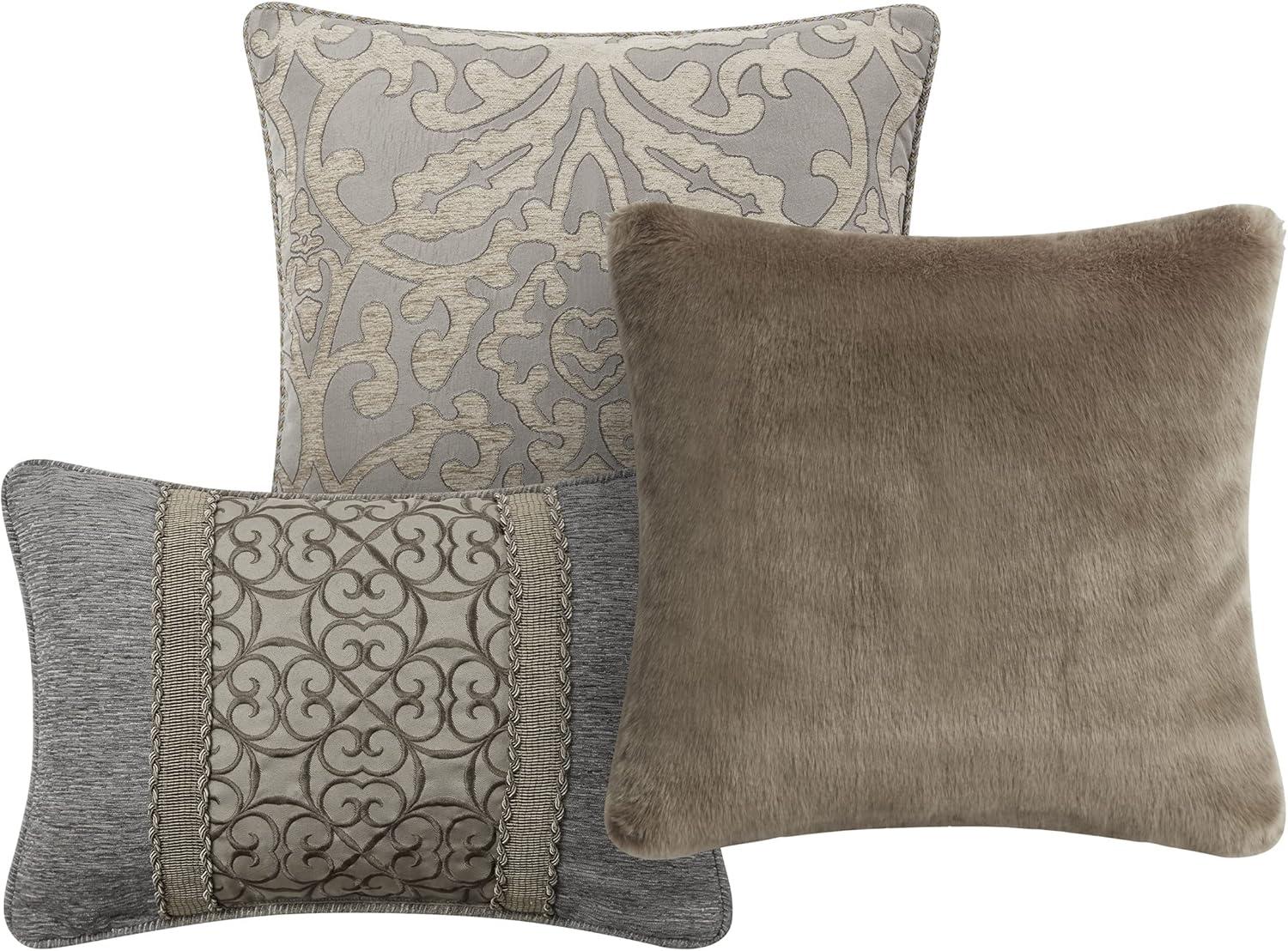 Waterford Fine Linens Carrick Decorative Pillows Set of 3