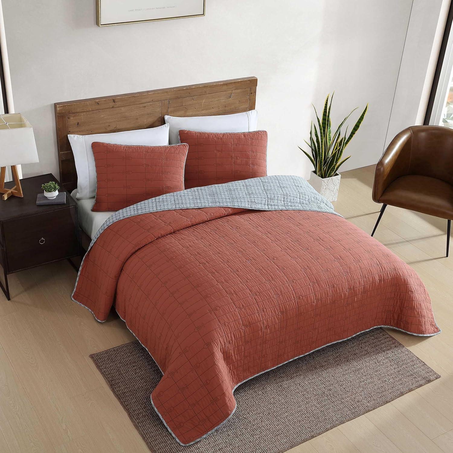 Eddie Bauer Eddie Bauer Troutdale Cotton Reversible Quilt Set