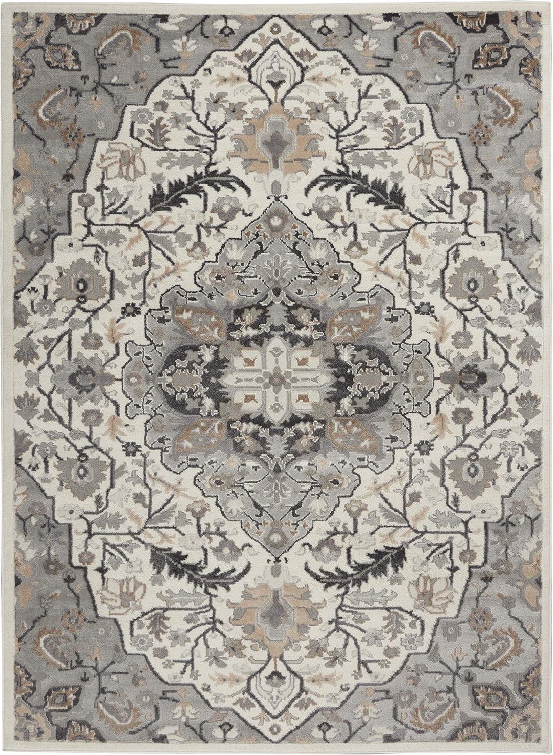 Nourison Elation Floral Medallion Indoor Rug