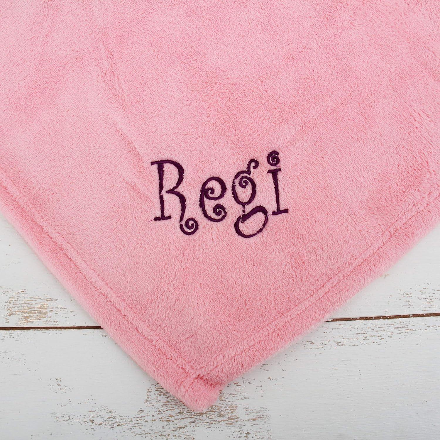 Threadart Super Soft Ultra Plush Fleece Throw Blankets 50"x60" | Fuzzy Soft Cozy Microfiber | Light Pink | 11 Colors available