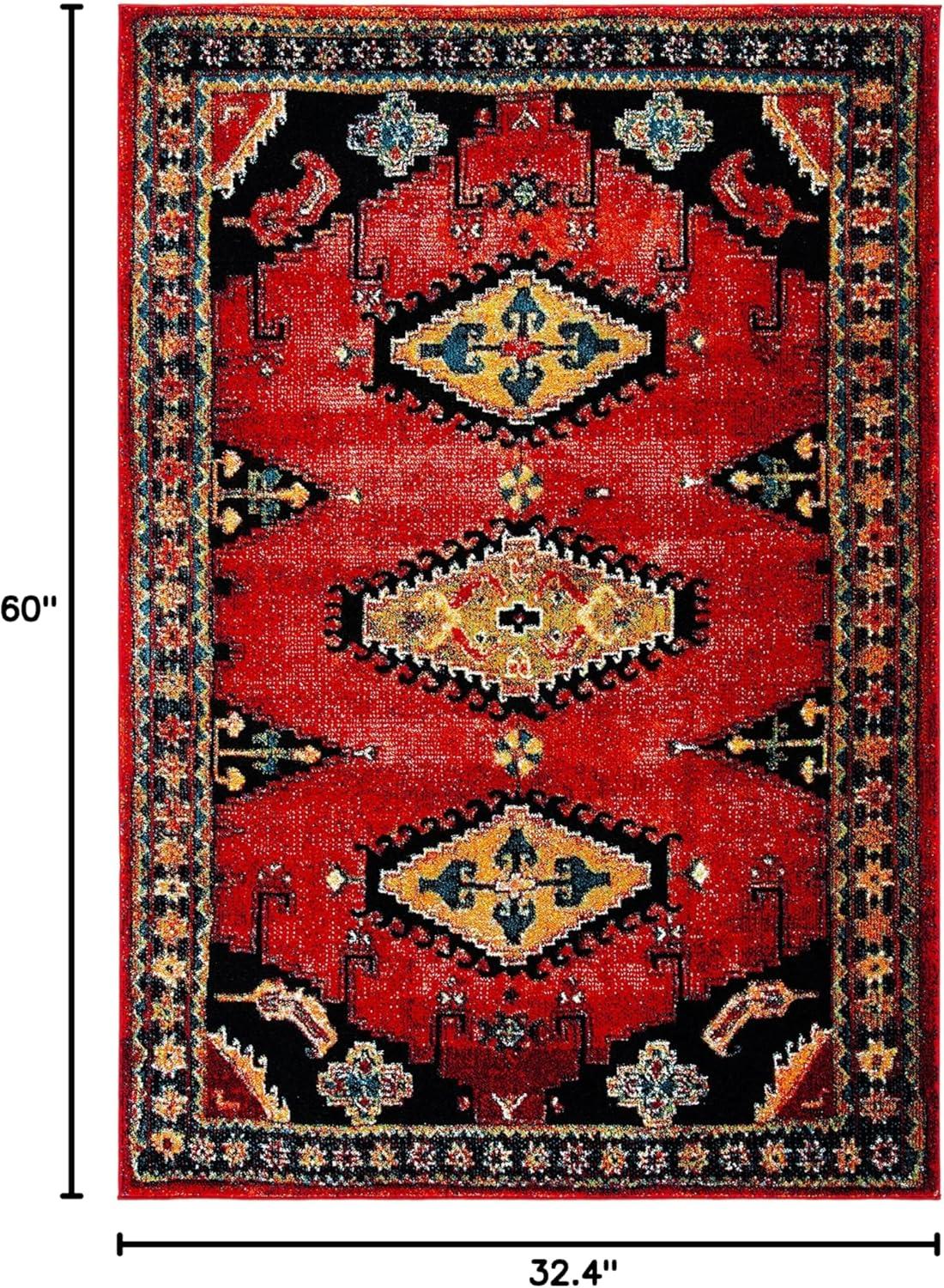 Vintage Hamadan VTH251 Power Loomed Area Rug  - Safavieh