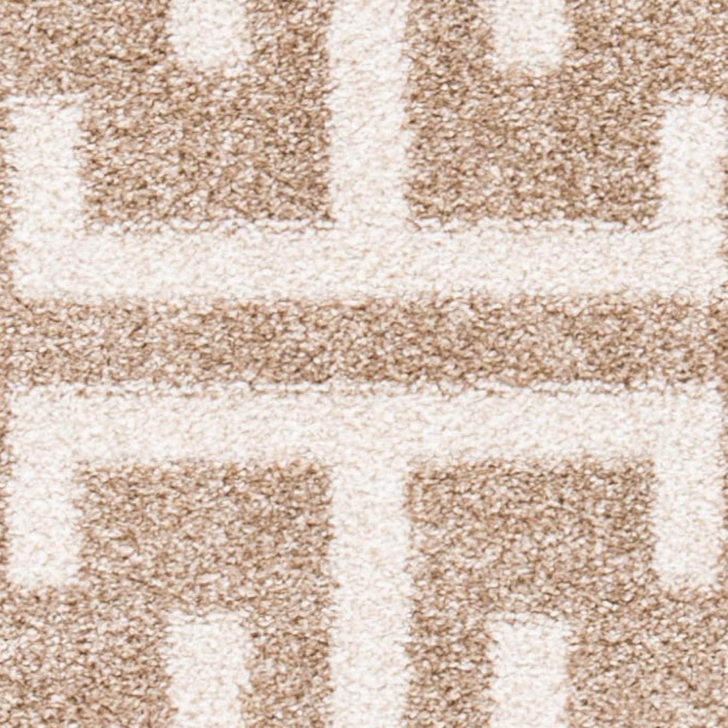 Amherst AMT404 Power Loomed Area Rug - Wheat/Beige - 8'x10' - Safavieh.