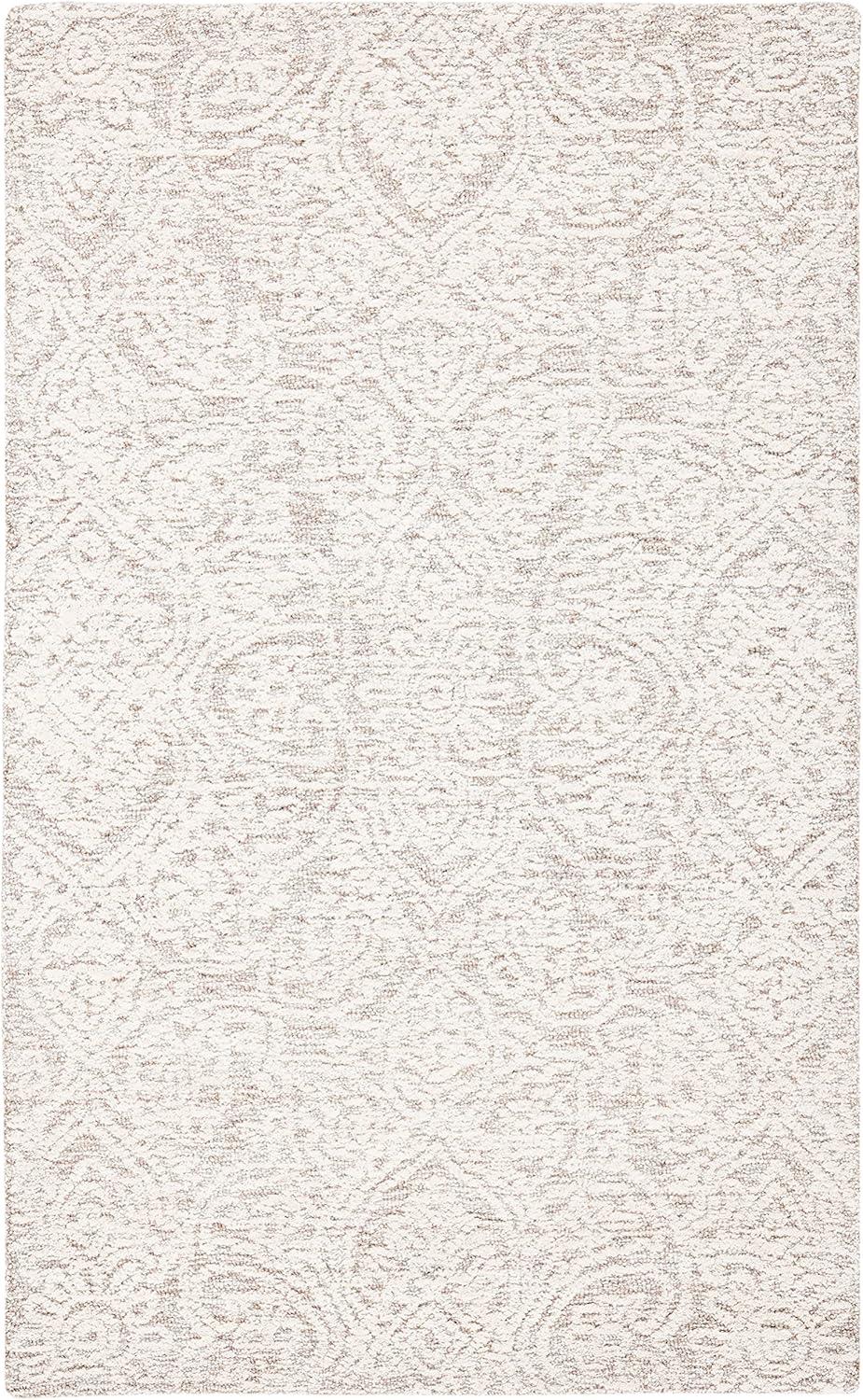 Metro MET998 Hand Tufted Indoor Accent Rug - Natural/Ivory - 3'x5' - Safavieh
