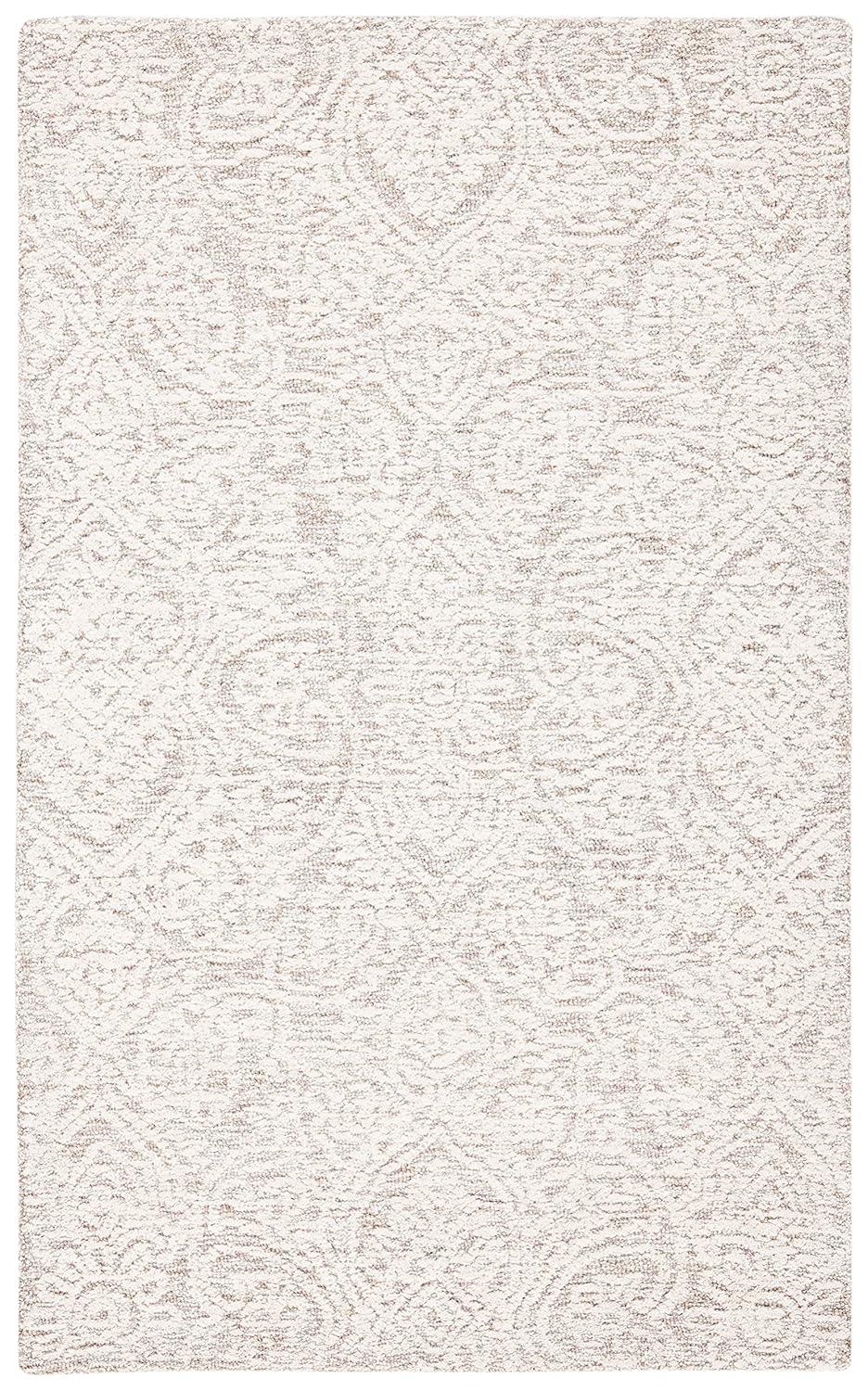Metro MET998 Hand Tufted Indoor Accent Rug - Natural/Ivory - 3'x5' - Safavieh