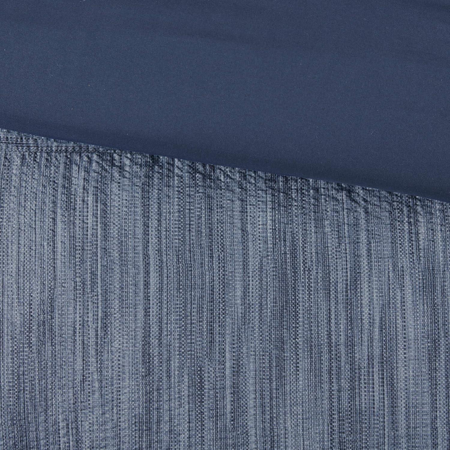 Madison Park Walter 7 Piece Printed Weave Seersucker Comforter Set