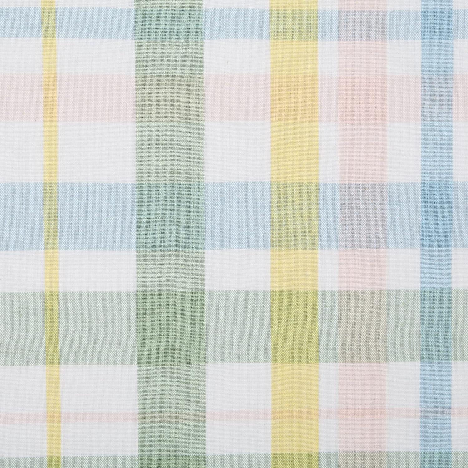 Sweet Spring Plaid Tablecloth 70 Round