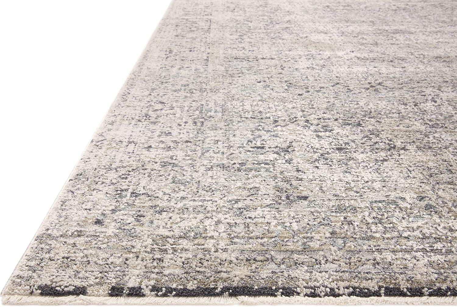 Stone and Mist Wool and Synthetic 5'-3" x 7'-9" Area Rug