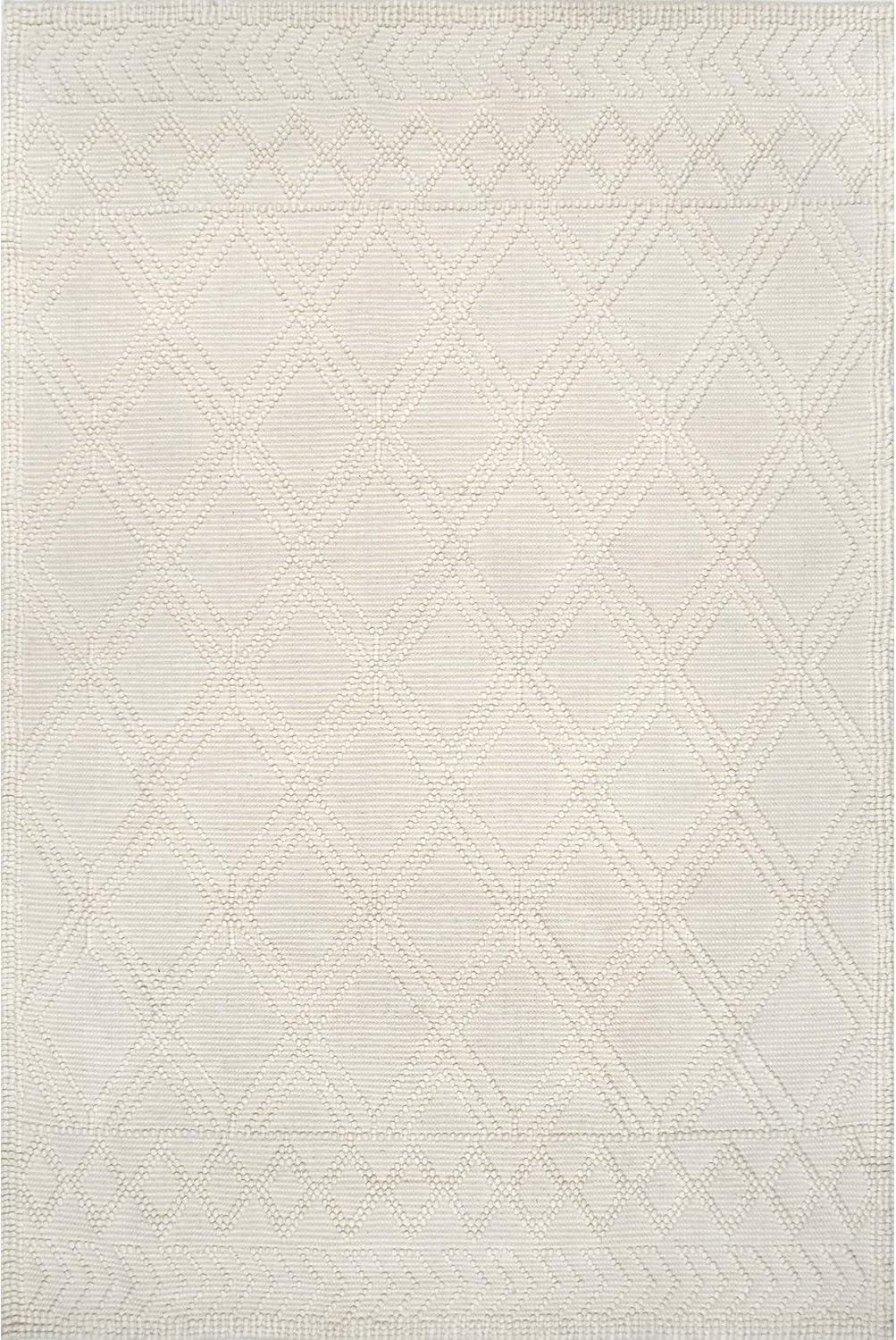 Nuloom Contemporary Trellis Natti Indoor Area Rug, 4' x 6', Ivory