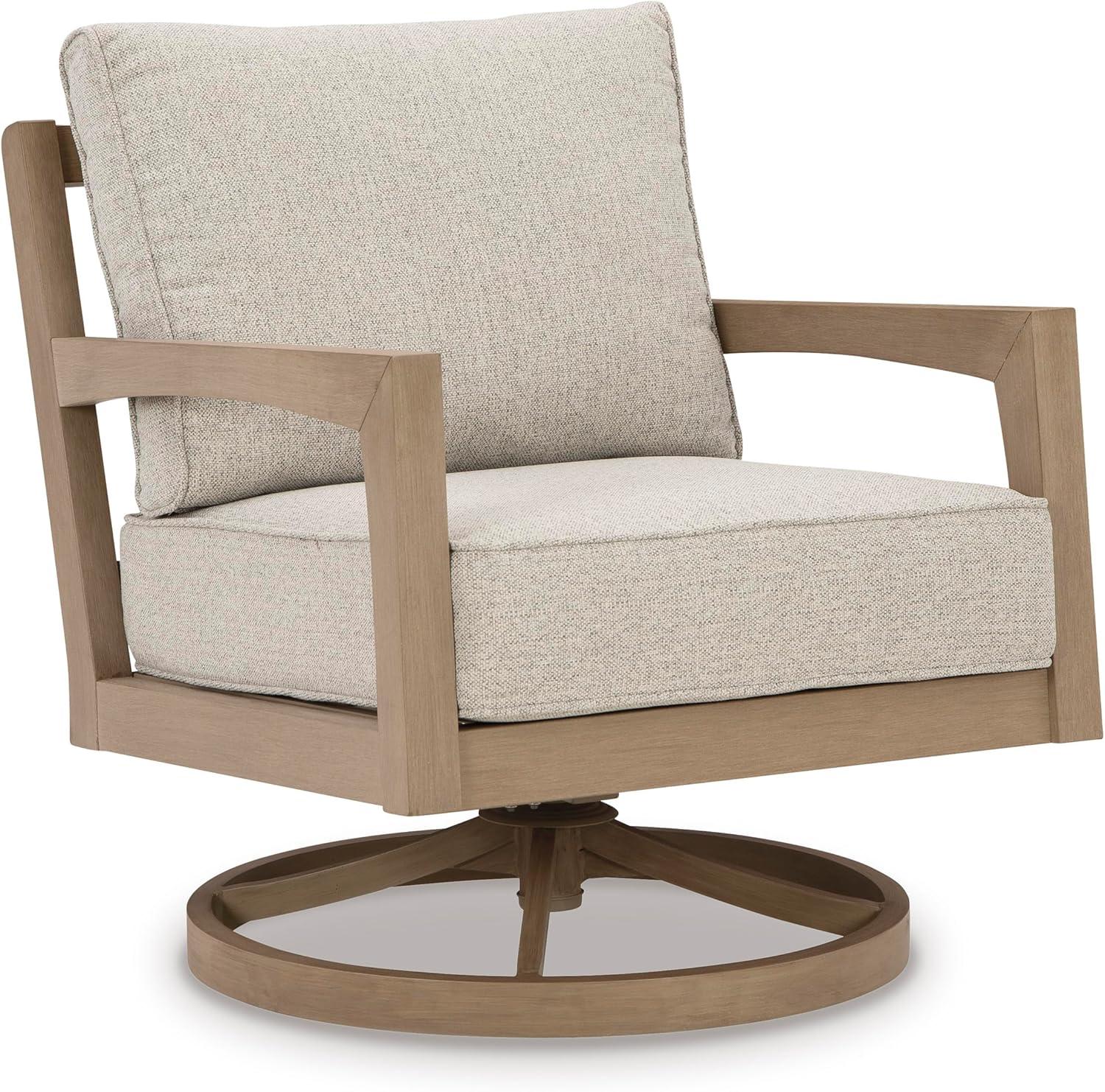 Brewster Outdoor Swivel Lounge With Cushion