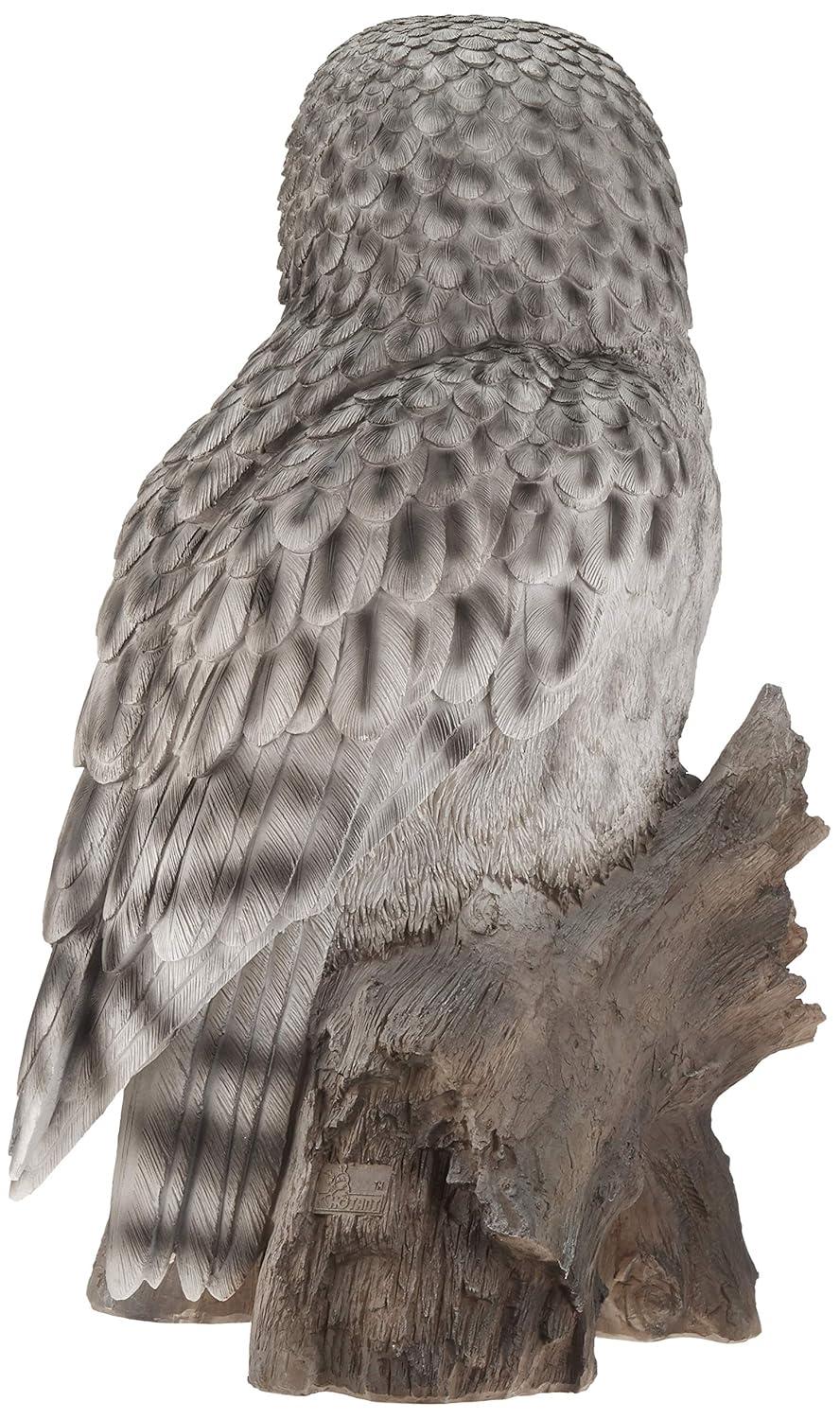 Hi-Line Gift Ltd. Owl on Stump Statue
