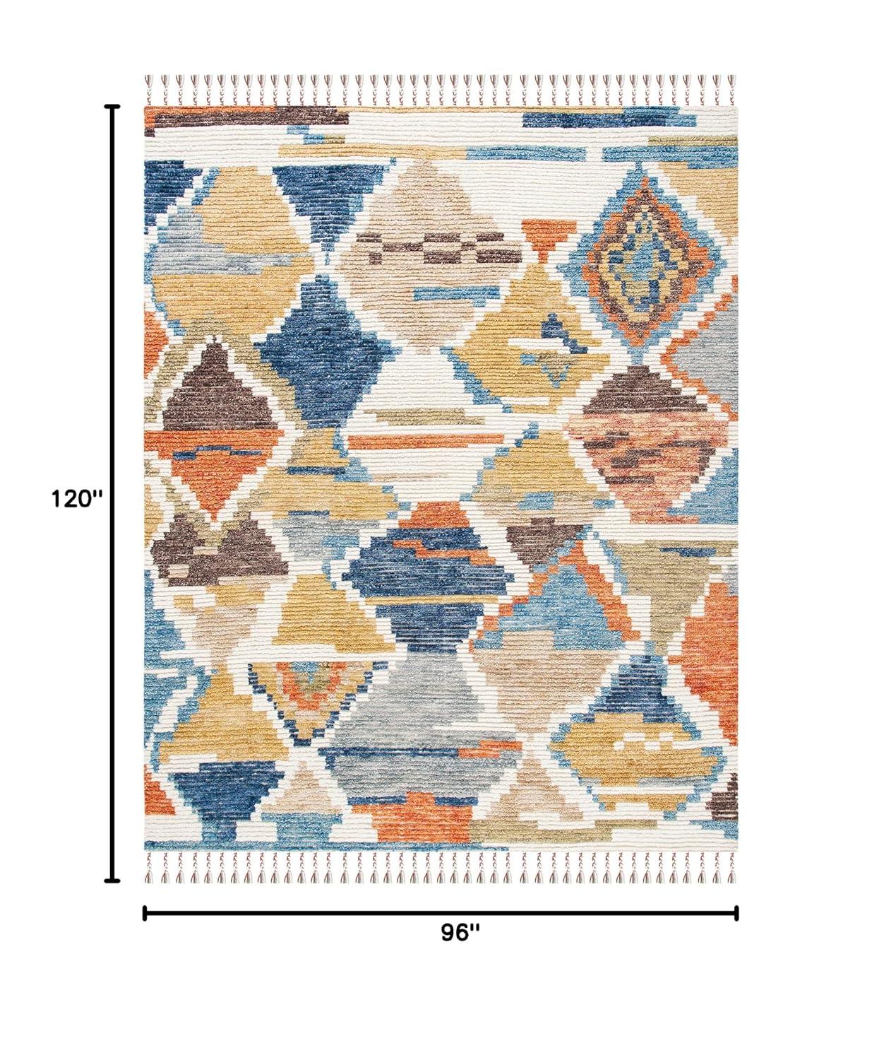 Kenya KNY524 Hand Knotted Area Rug - Multi - 8'x10' - Safavieh.