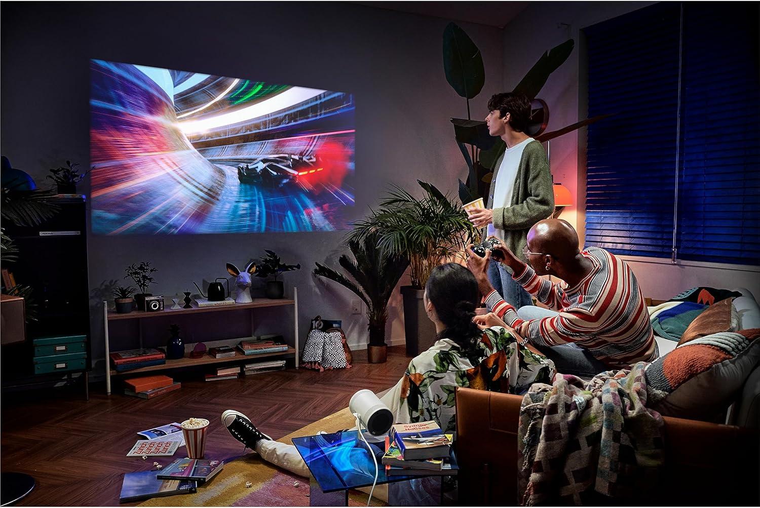Samsung 30-100" The Freestyle 2nd Gen with Gaming Hub FHD HDR Smart Portable Projector (SP-LFF3CL)