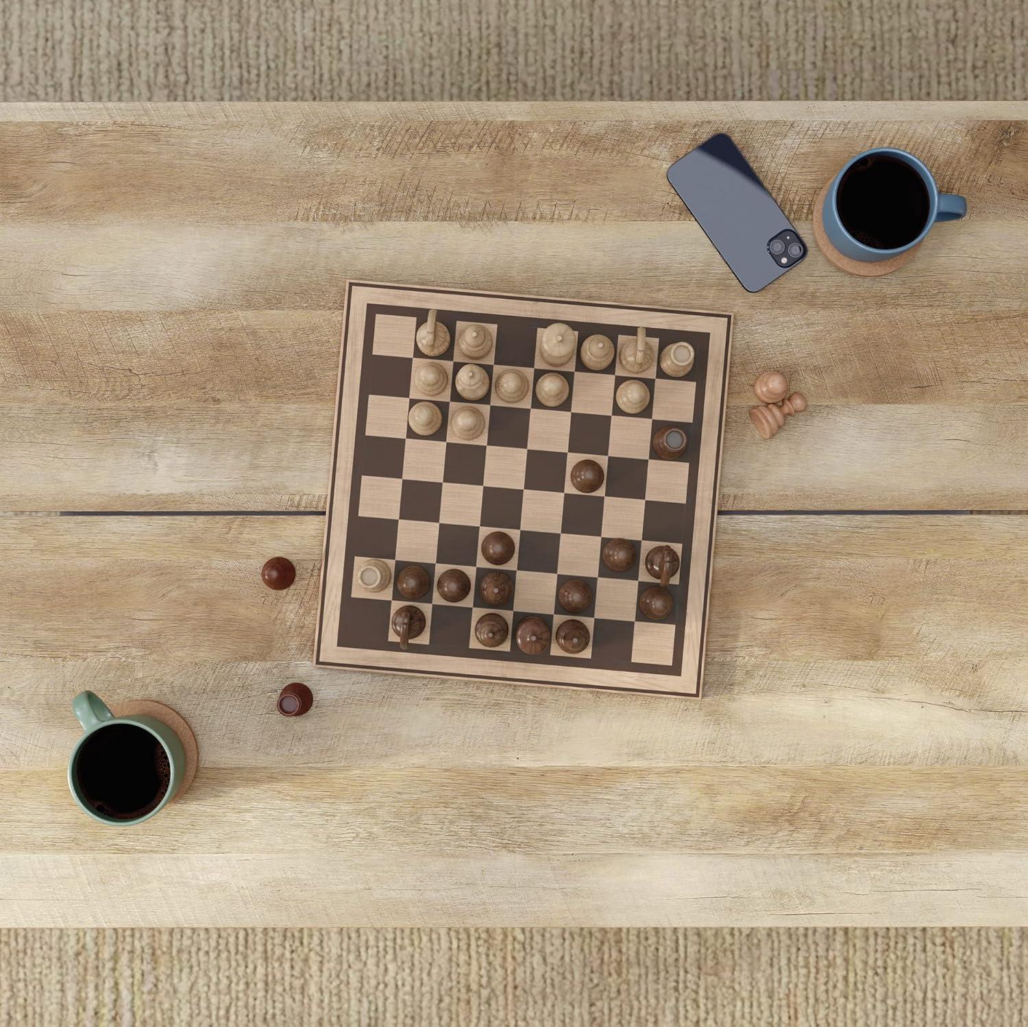 Cottage Road Storage Coffee Table White - Sauder: Split Top, Metal Frame, CARB Certified