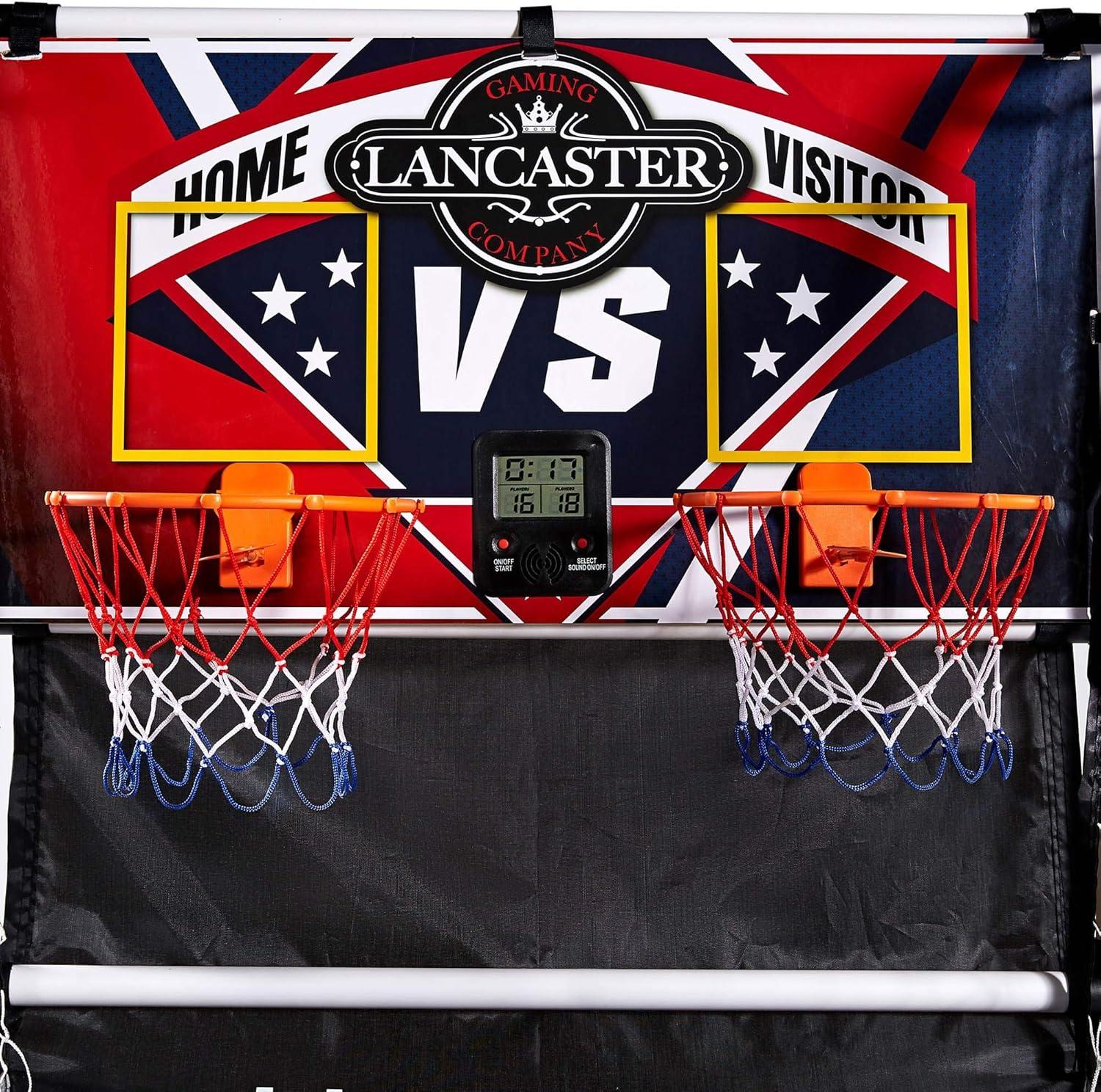 Lancaster Gaming 2 Player Basketball Arcade Game