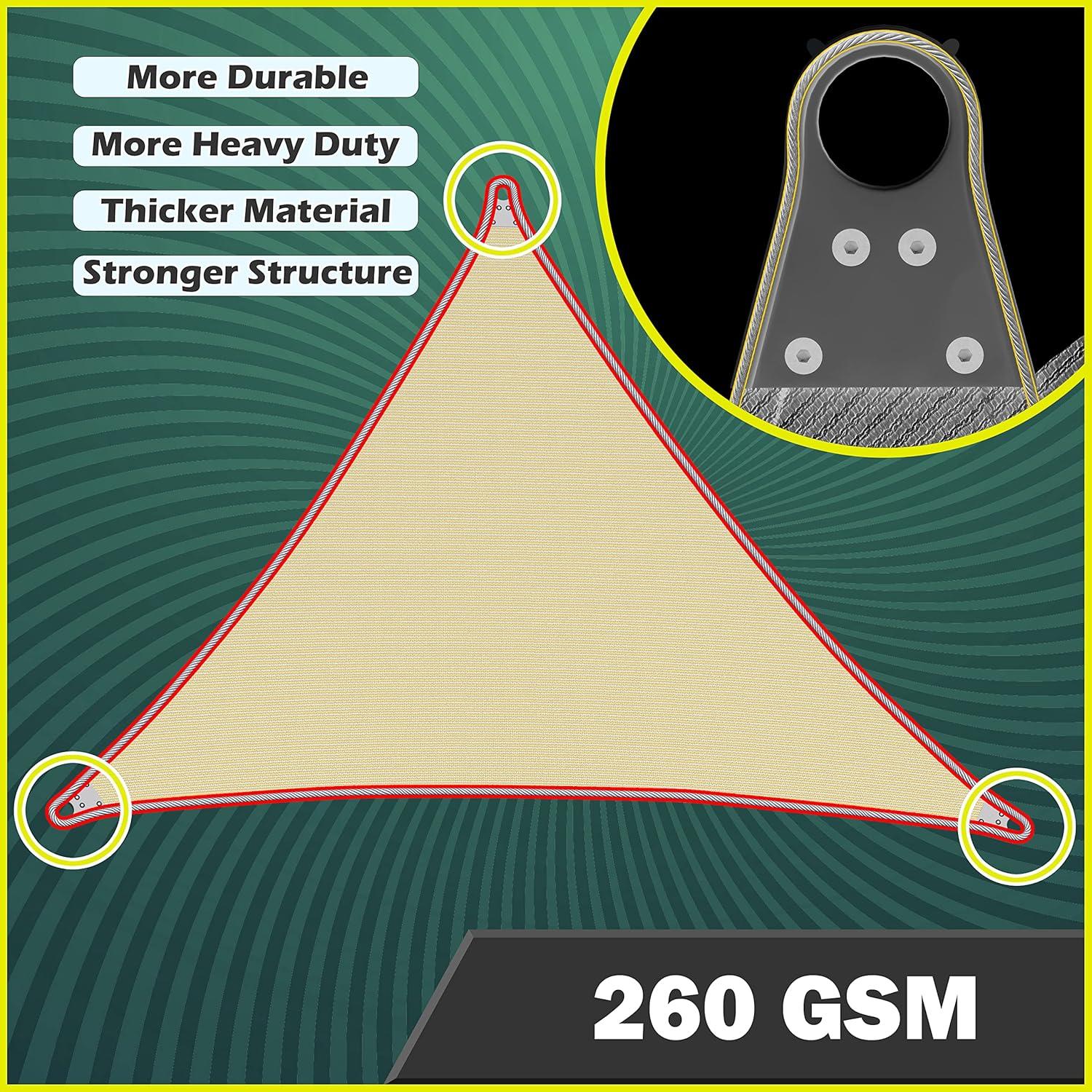 Royal Shade Royal Shade Customize Triangle Super Ring Sun Shade Sail