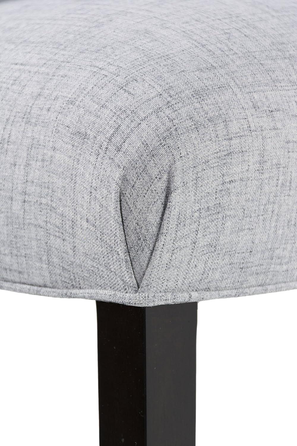 Sole Designs Savannah 30 Inch Contemporary Light Gray Upholstered Barstool