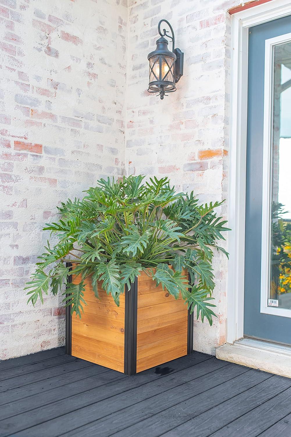 Mezza Wood Outdoor Planter Box