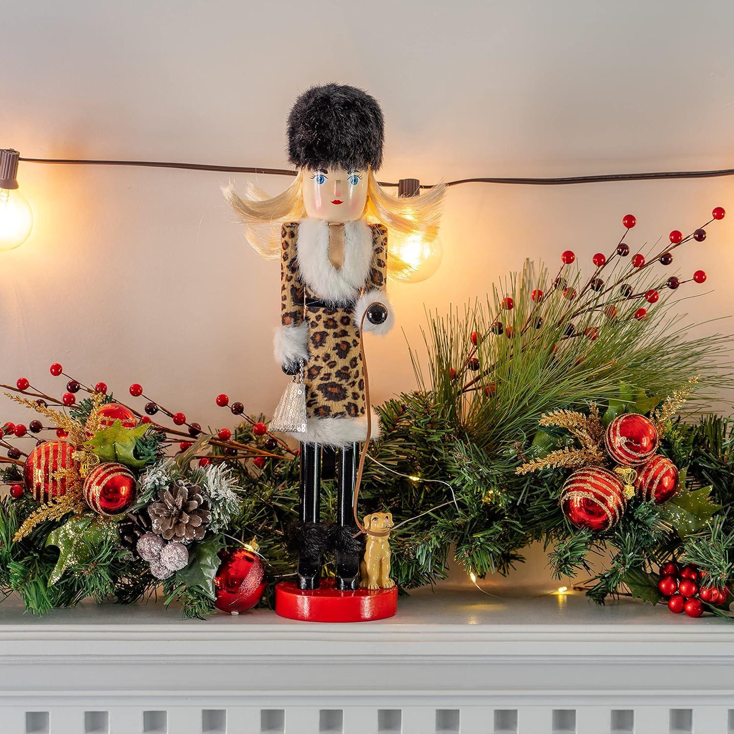 The Holiday Aisle® Shopping Lady Christmas Nutcracker