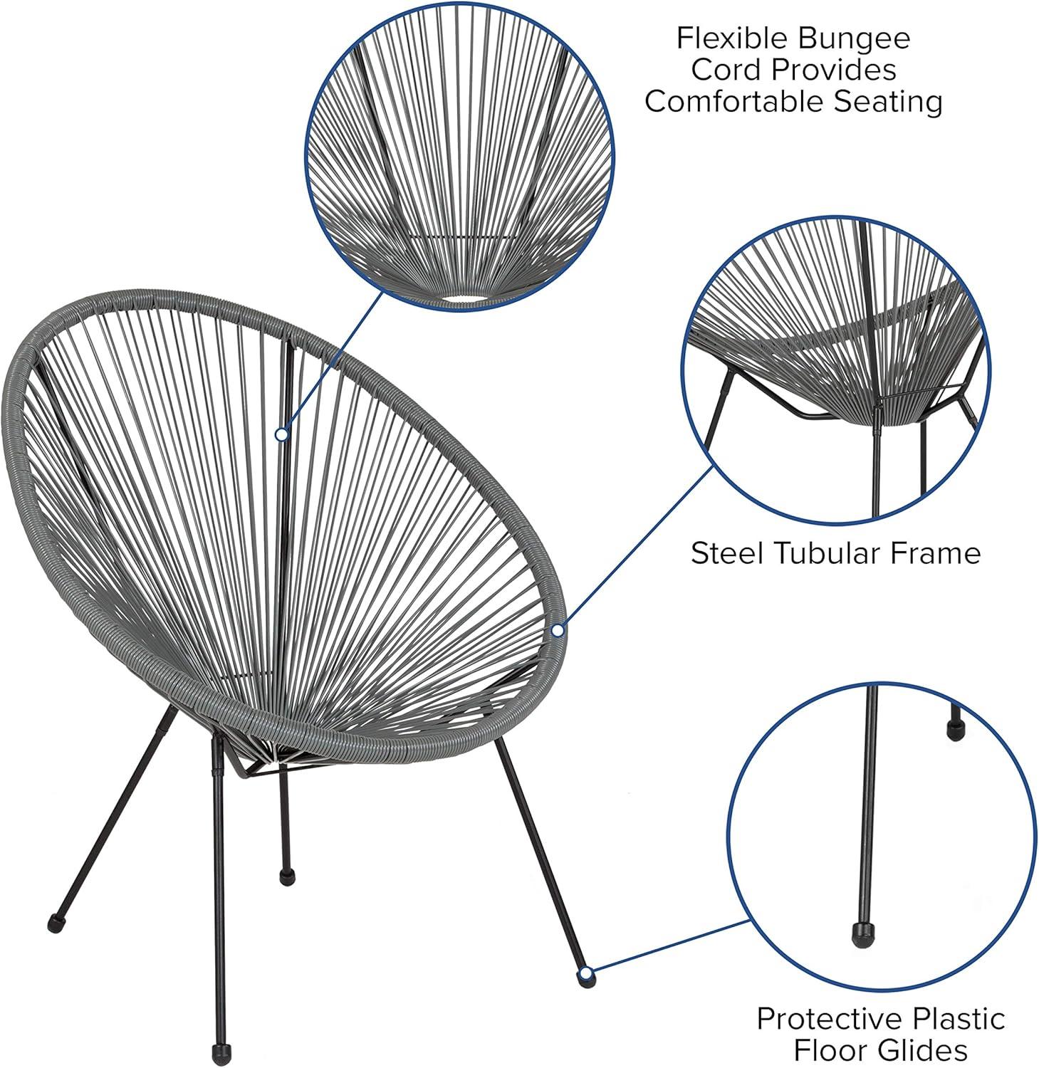 Emma and Oliver Papasan Bungee Lounge Chair