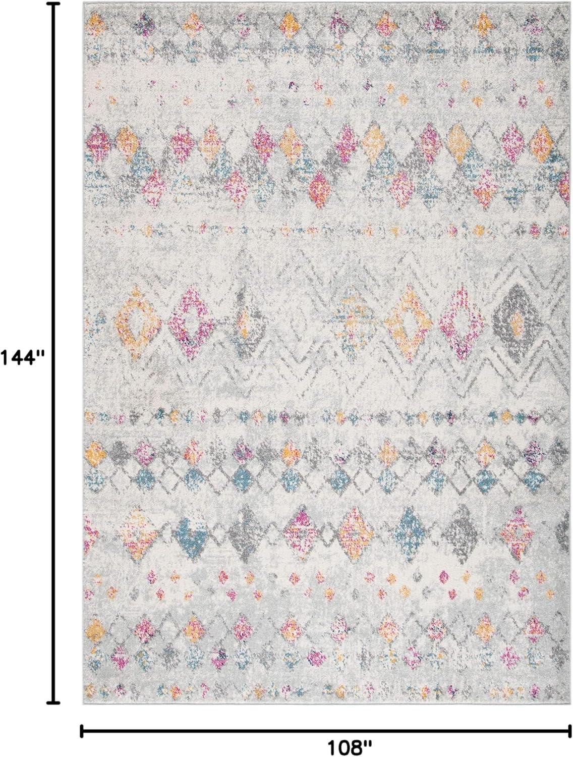 Madison 700 MAD798 Power Loomed Indoor Area Rug - Grey/Gold - 9'x12' - Safavieh